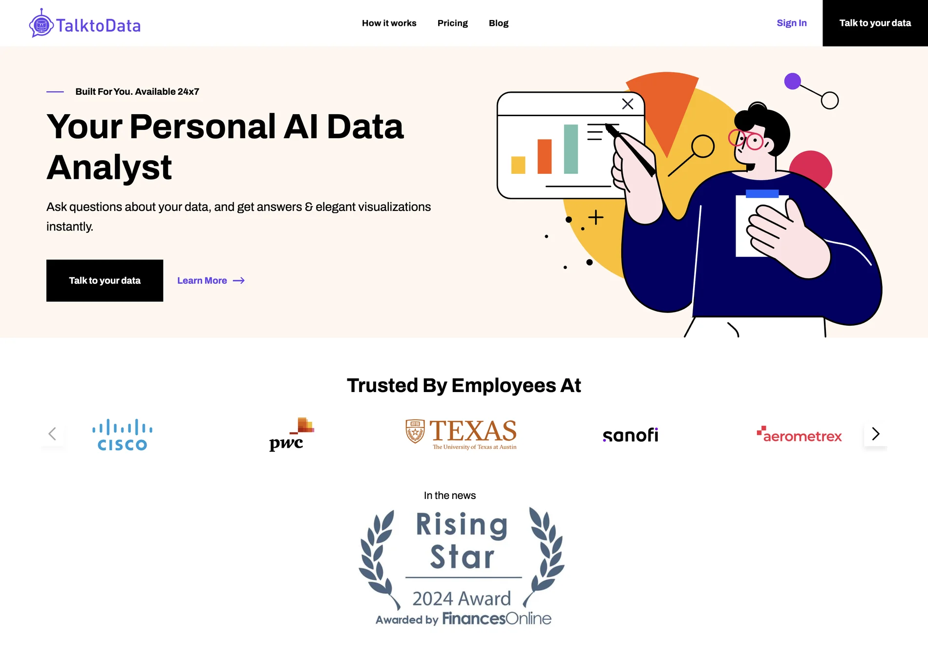 Your AI Data Analyst | Talk to Data | Instant Answers & Visualizations