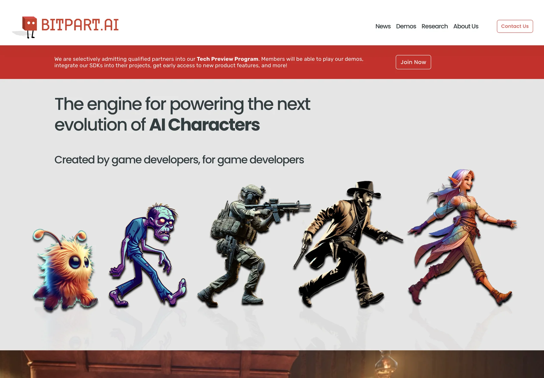 Bitpart AI: Advanced Engine for Dynamic AI Characters in Games