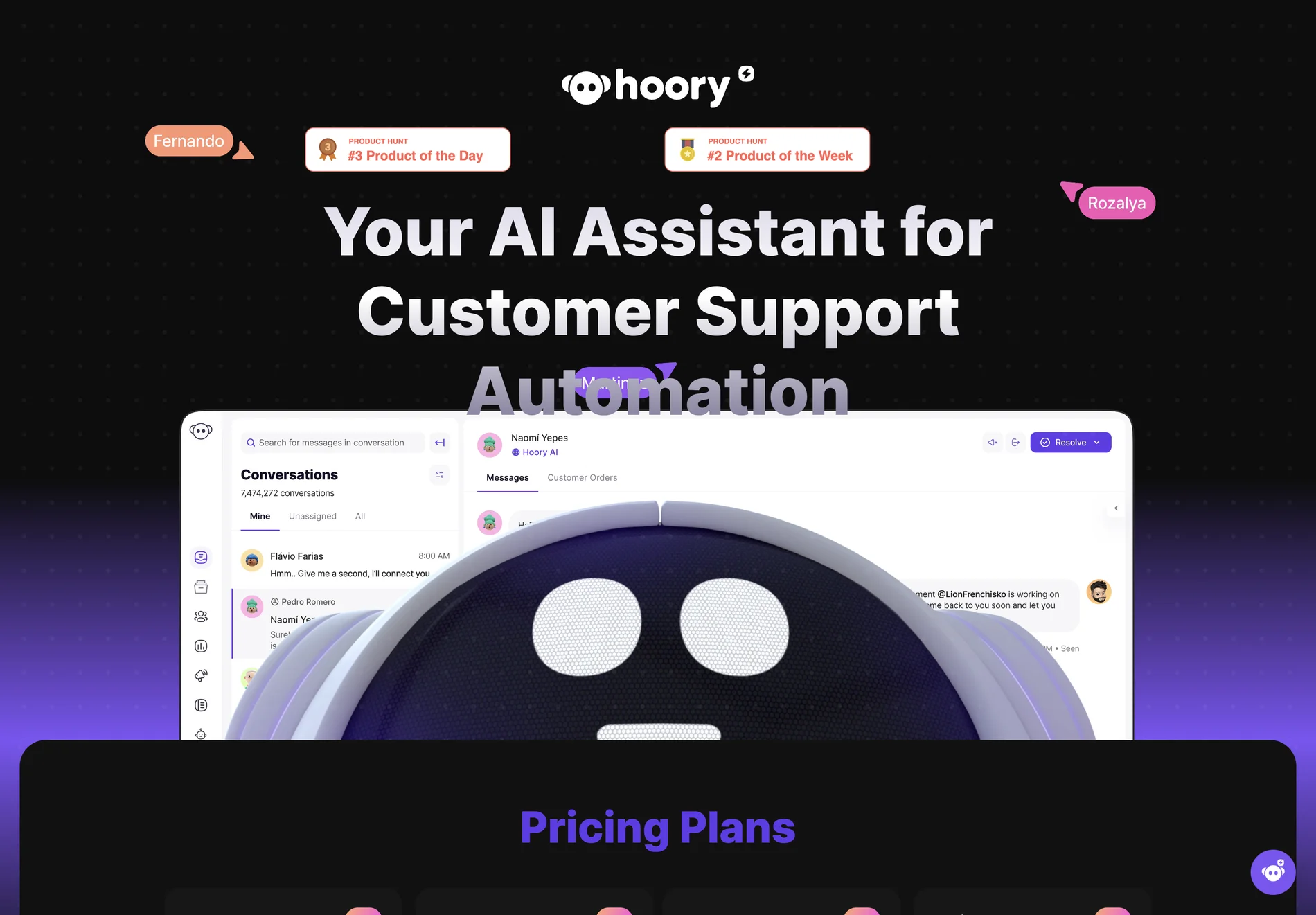 Hoory: AI-Powered Customer Support Automation Tool