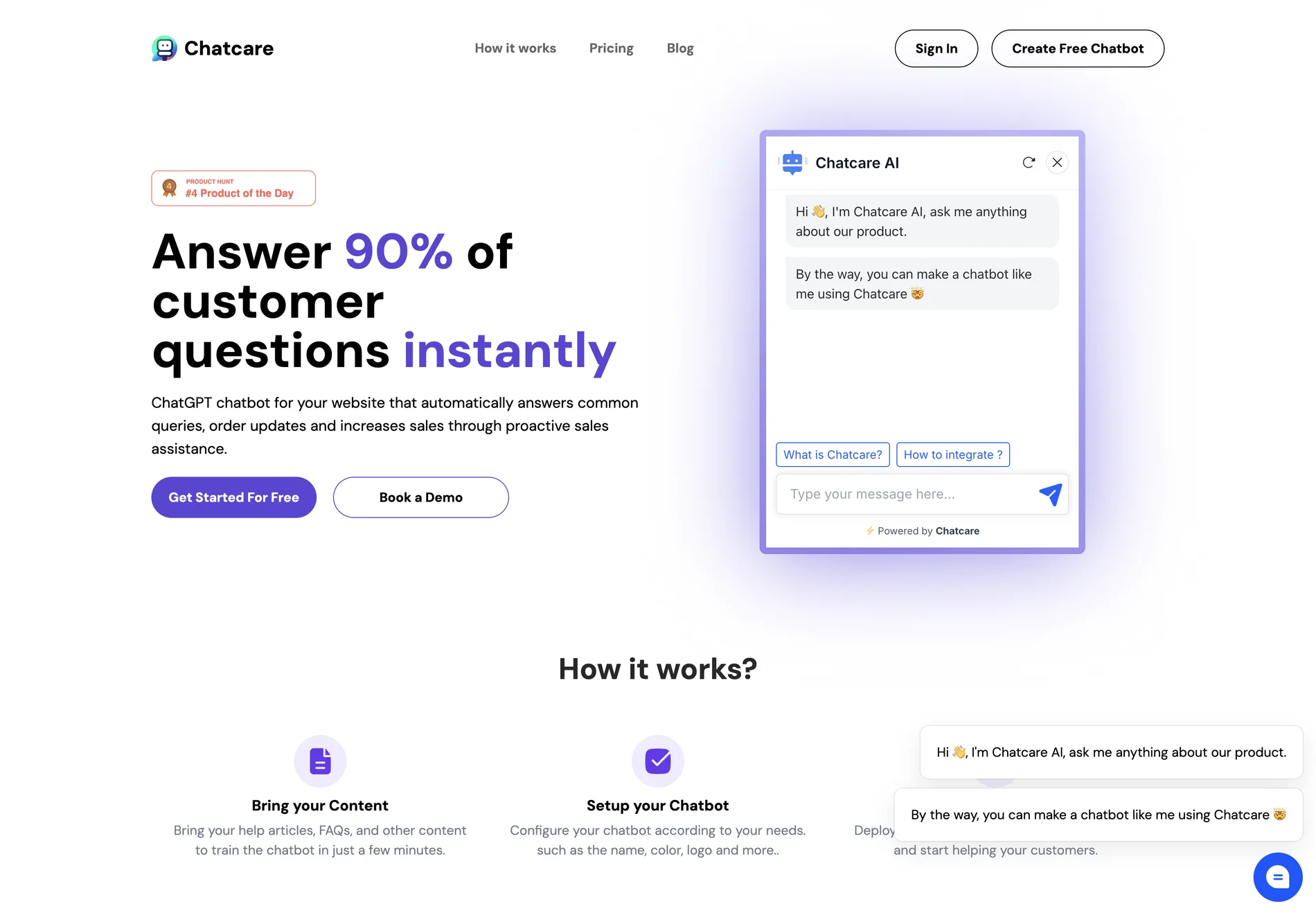 Chatcare - AI Customer Support for E-commerce