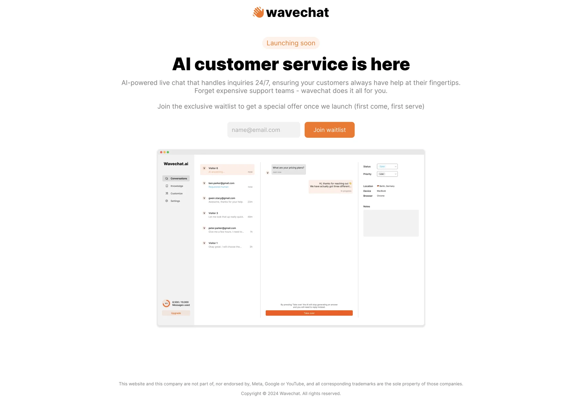 Wavechat - AI Customer Service