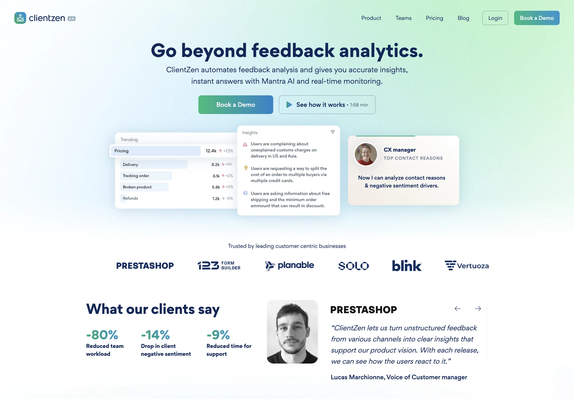 ClientZen: Automating Feedback Analysis for Enhanced Customer Experience