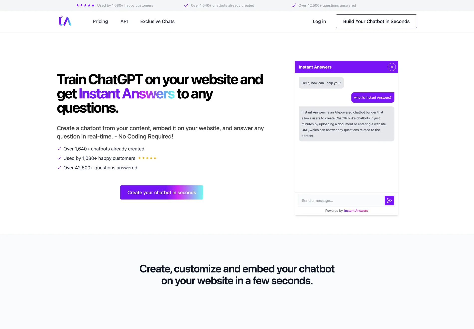 Instant Answers: AI-Powered Chatbot Builder for Instant Customer Support