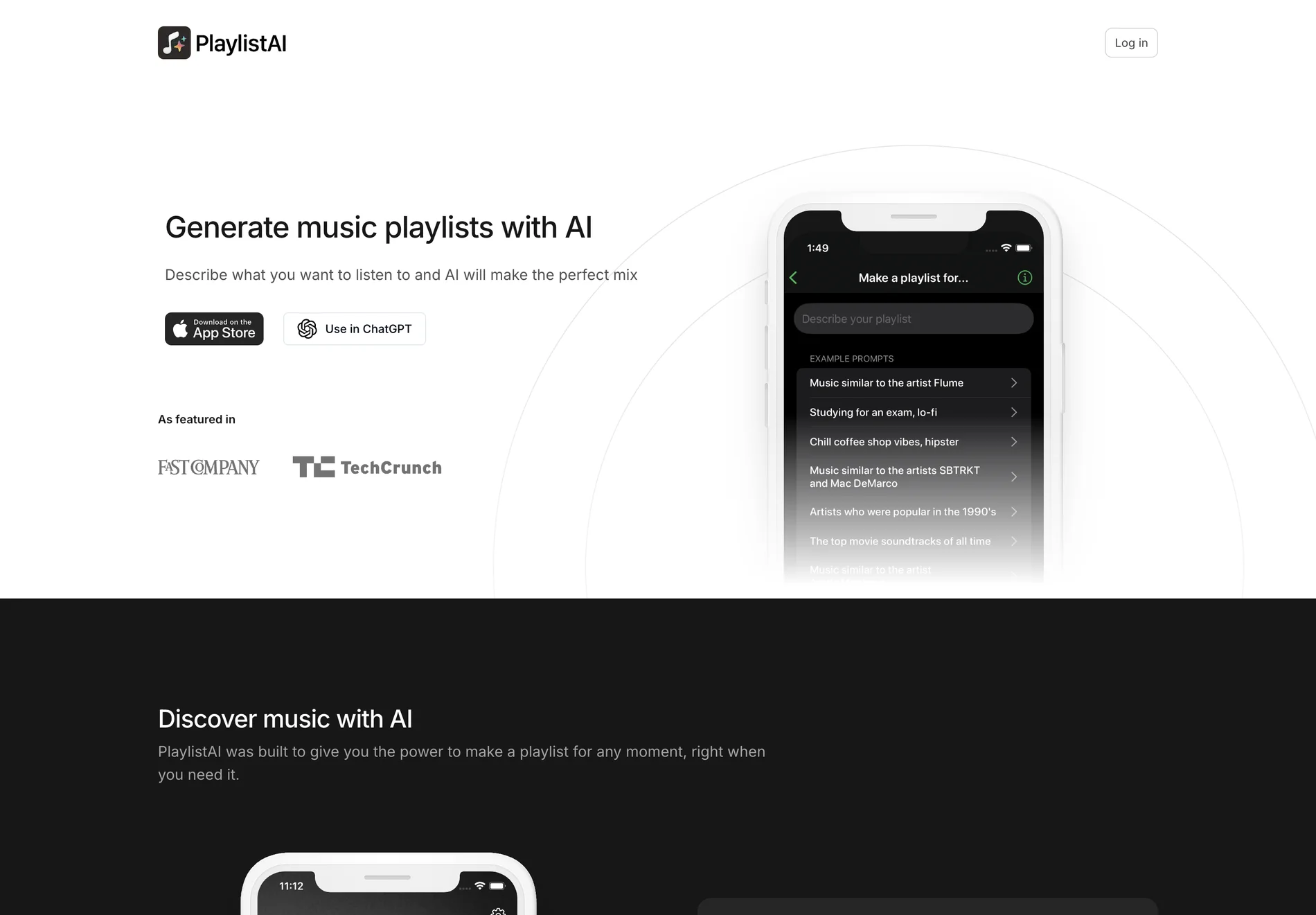 AI Playlist Maker - PlaylistAI: Create Personalized Music Playlists Instantly