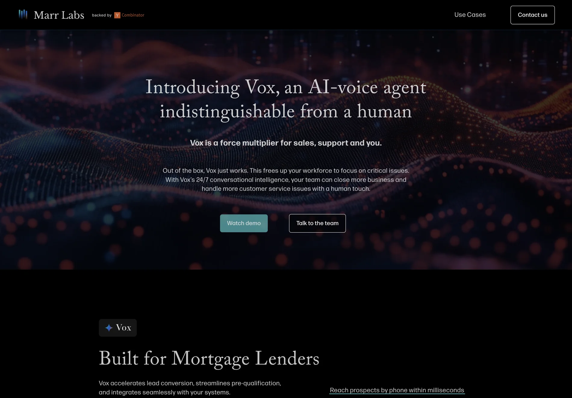 Vox: Enhancing Sales and Customer Service with AI-Powered Voice Agents