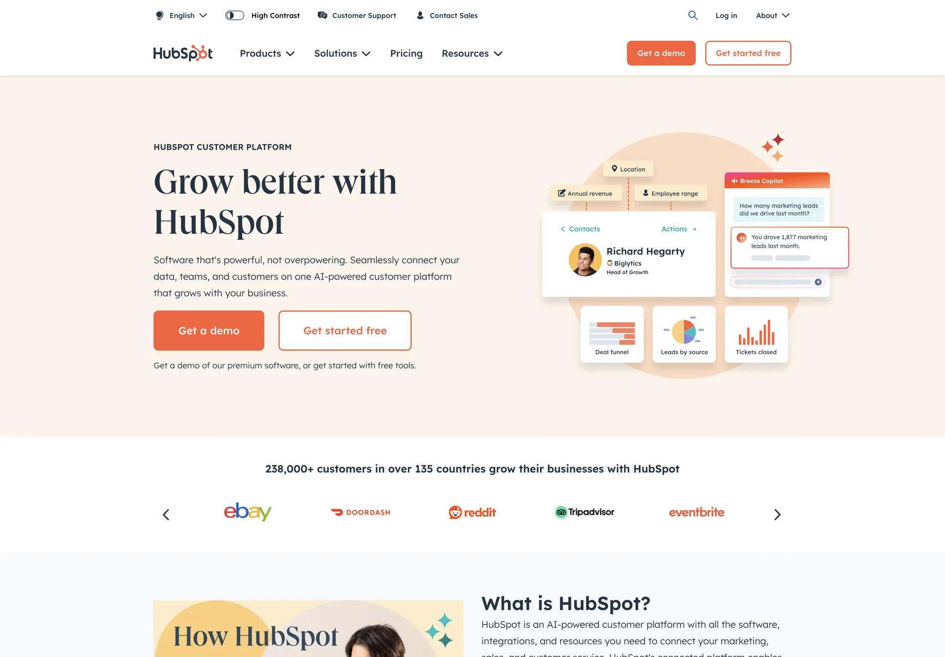 HubSpot: AI-Powered Customer Platform for Business Growth