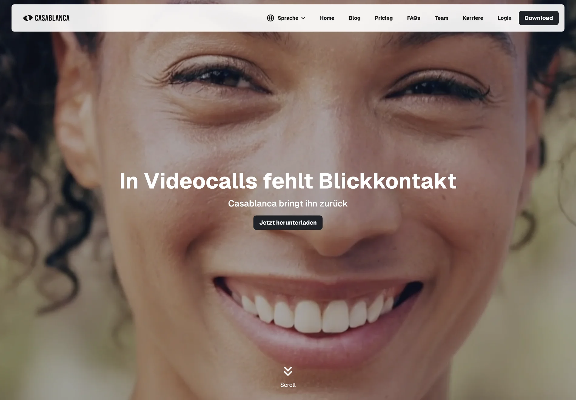 Casablanca.ai: Enhance Your Video Calls with Natural Eye Contact