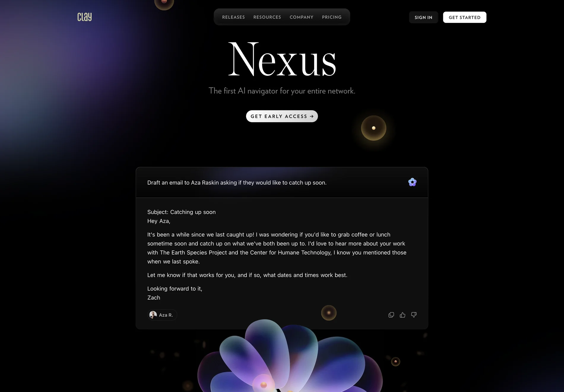 Nexus - AI-Powered Network Navigator by Clay