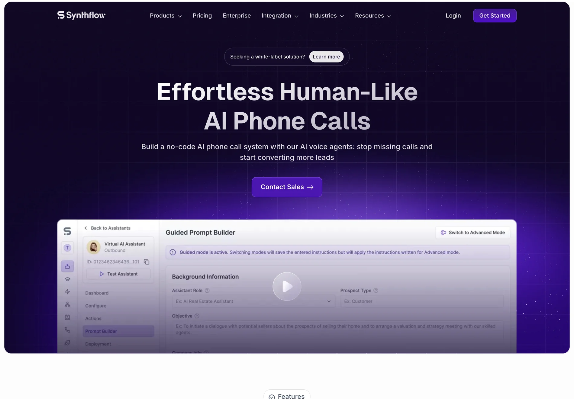 Synthflow AI: Automate Phone Calls with AI Voice Agents