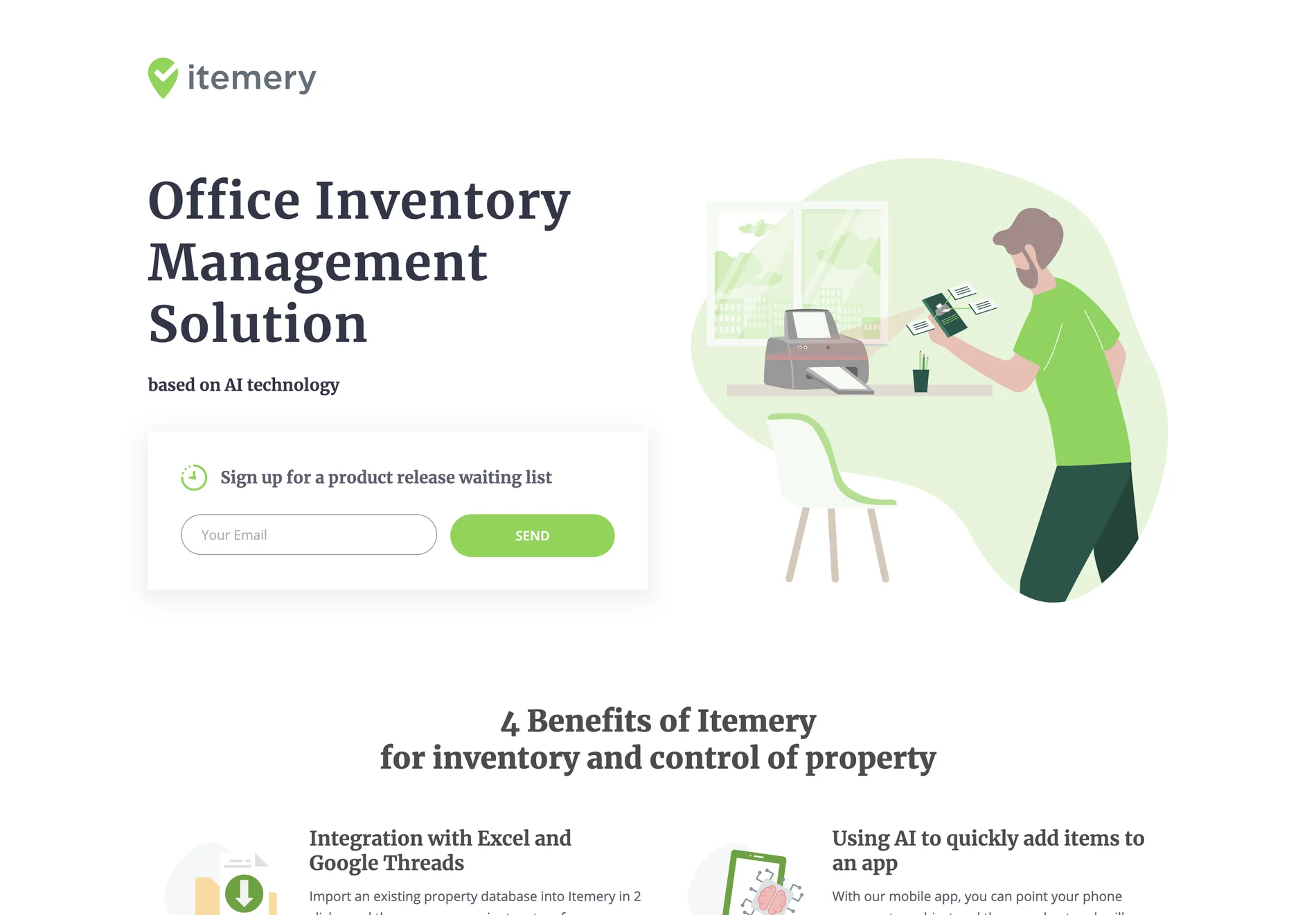 Itemery – AI-Powered Office Inventory Management for SMBs