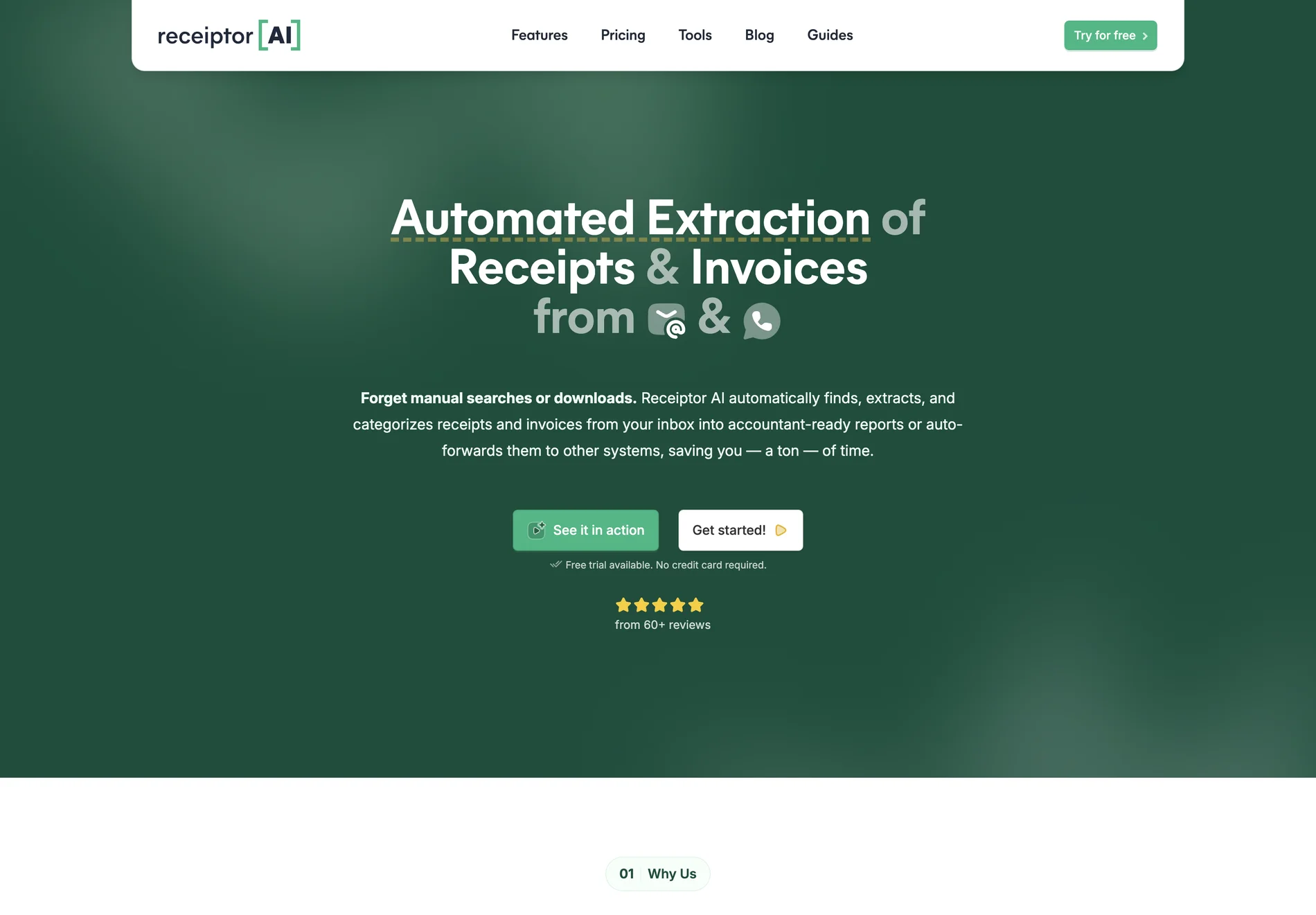 Receiptor AI: Automate Receipt and Invoice Management with AI