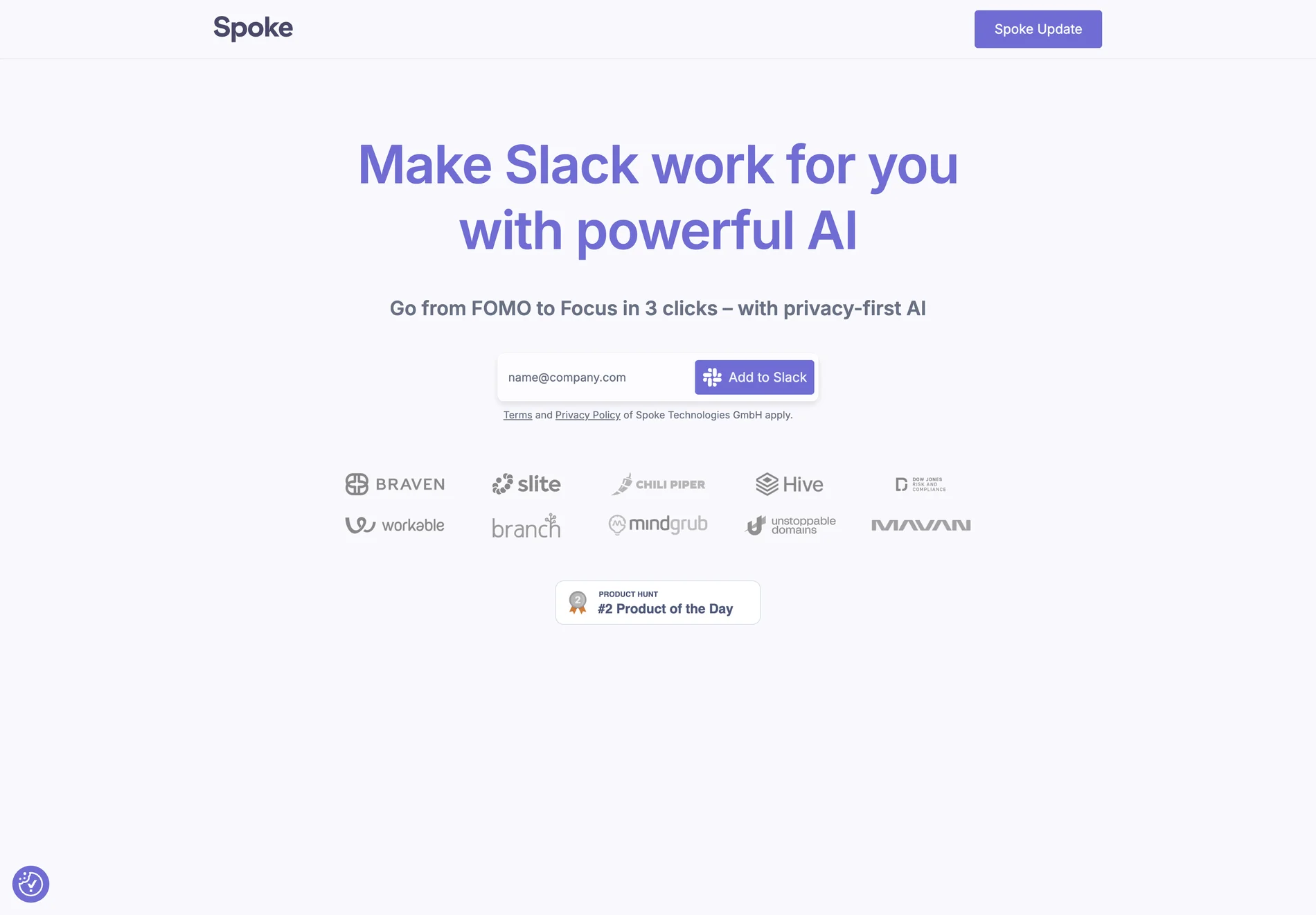 Spoke.ai | Make Slack work for you with powerful AI ⚡️