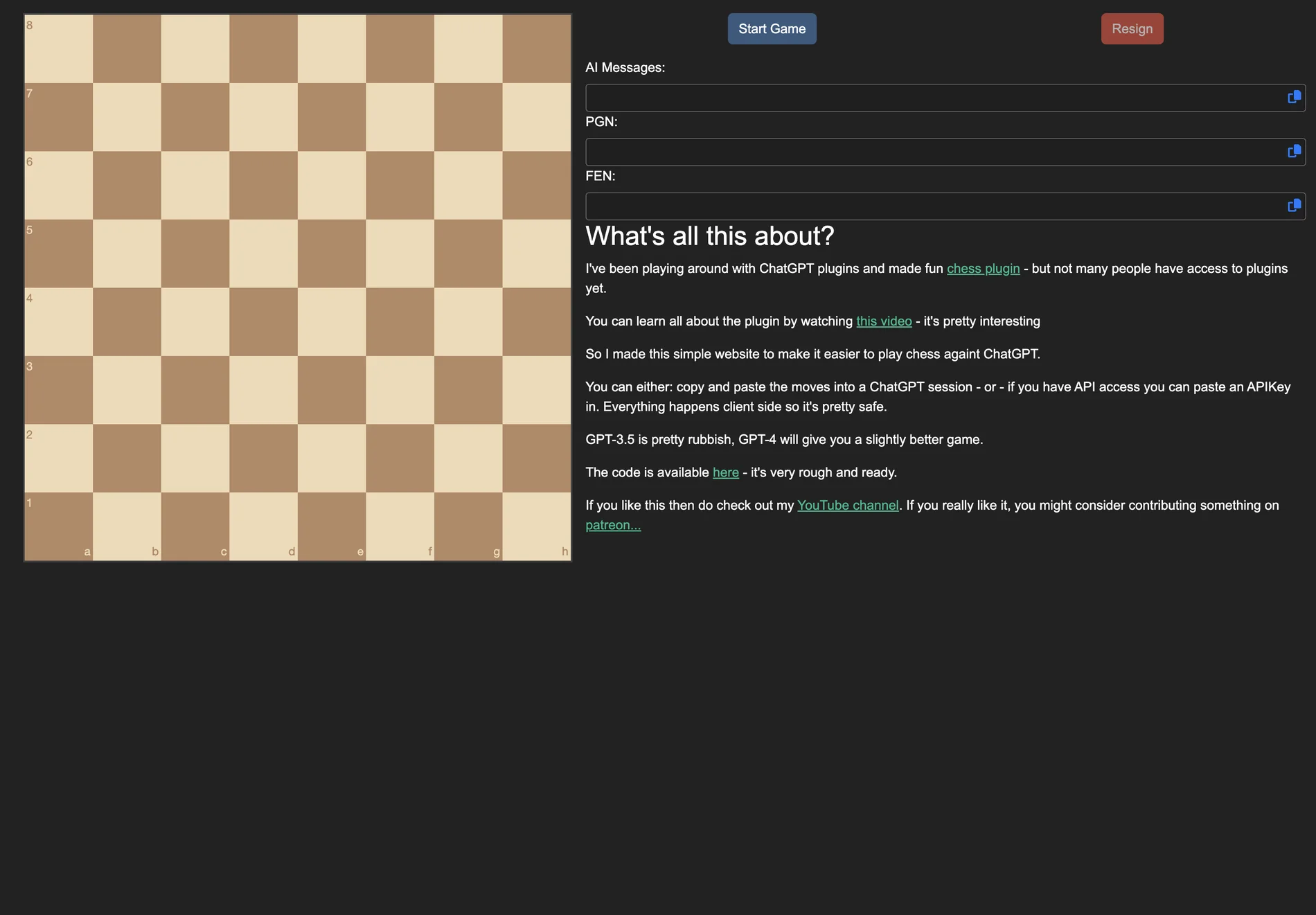 ChessGPT: Play Chess Against AI and Enhance Your Skills