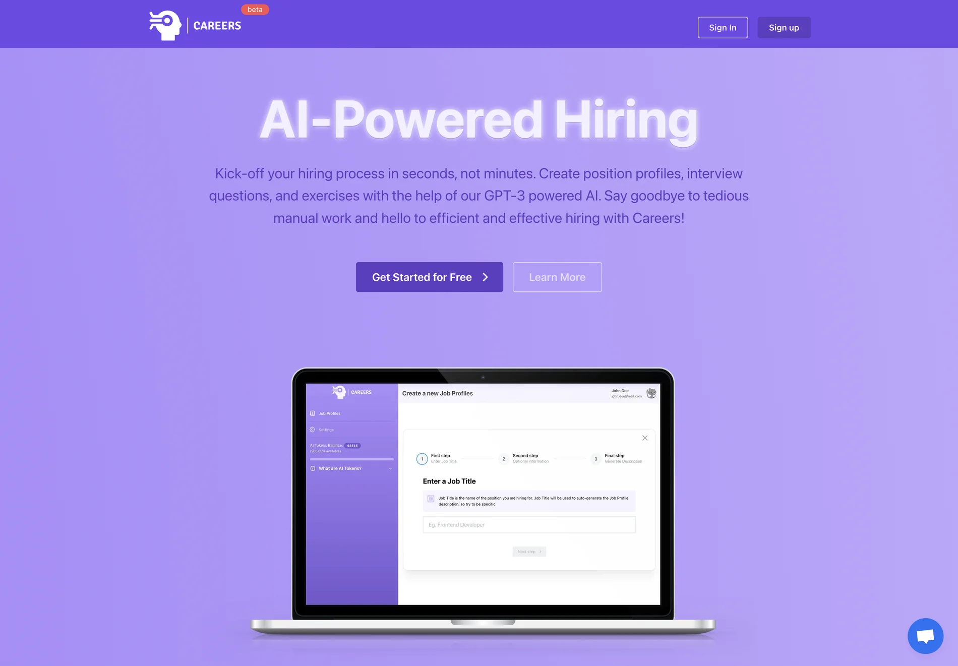 Careers - AI Hiring Assistant: Streamline Your Recruitment Process