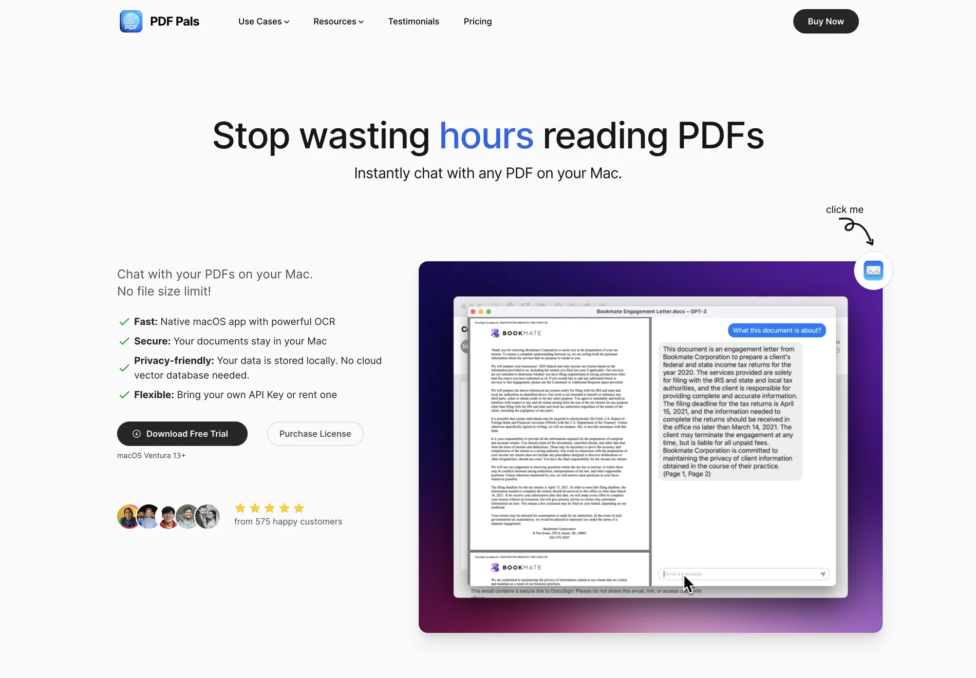 PDF Pals: AI-Powered PDF Chat App for macOS - Instantly Interact with Your Documents