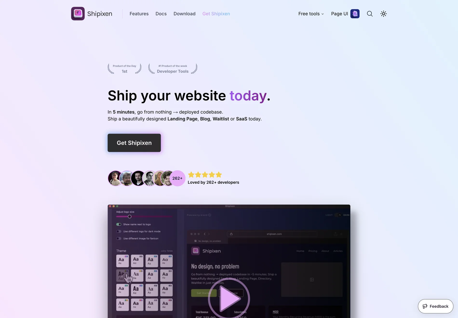 Shipixen: AI-Powered Tool for Quick and Beautiful Website Deployment