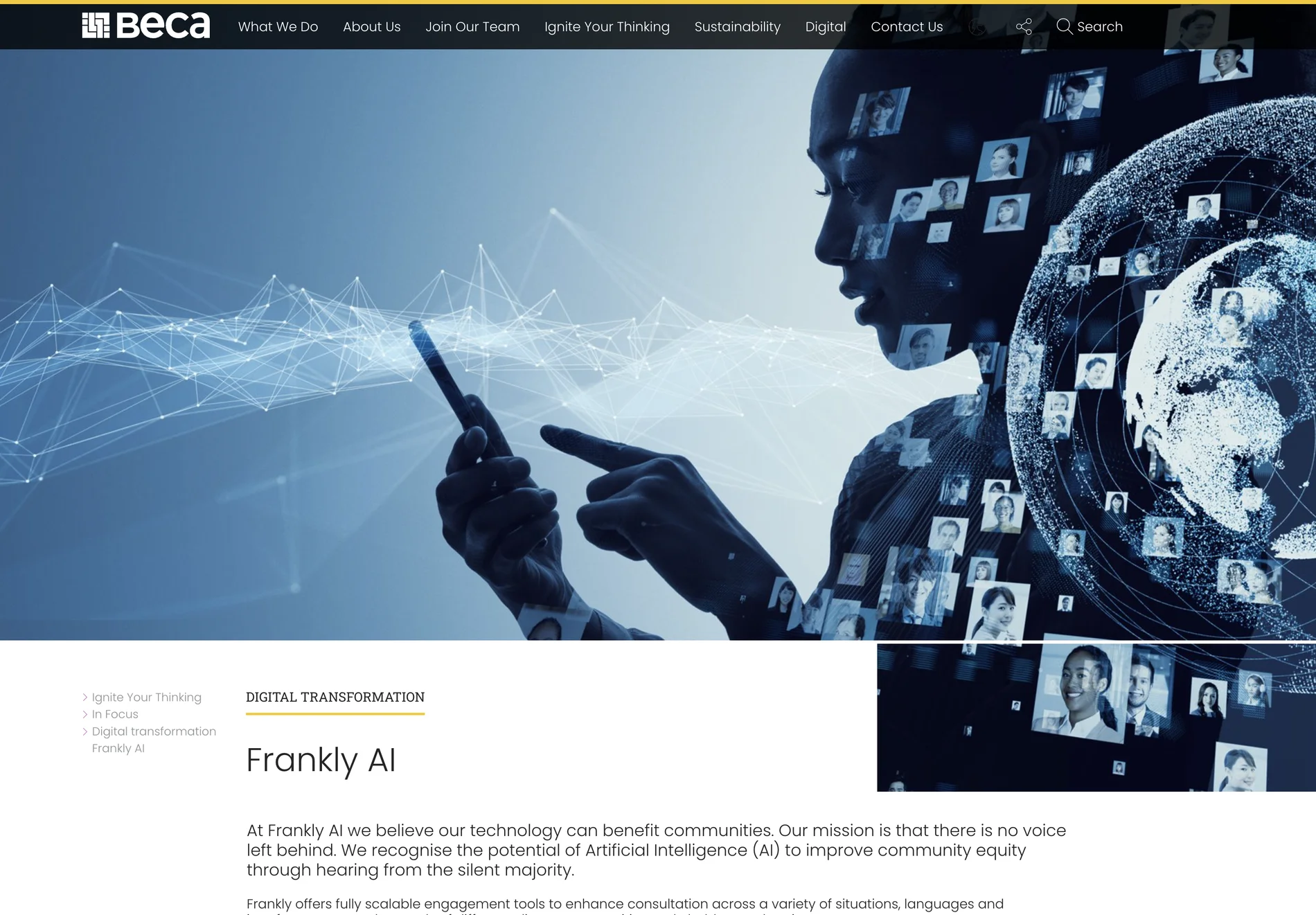 Frankly AI: Enhancing Community Engagement with AI