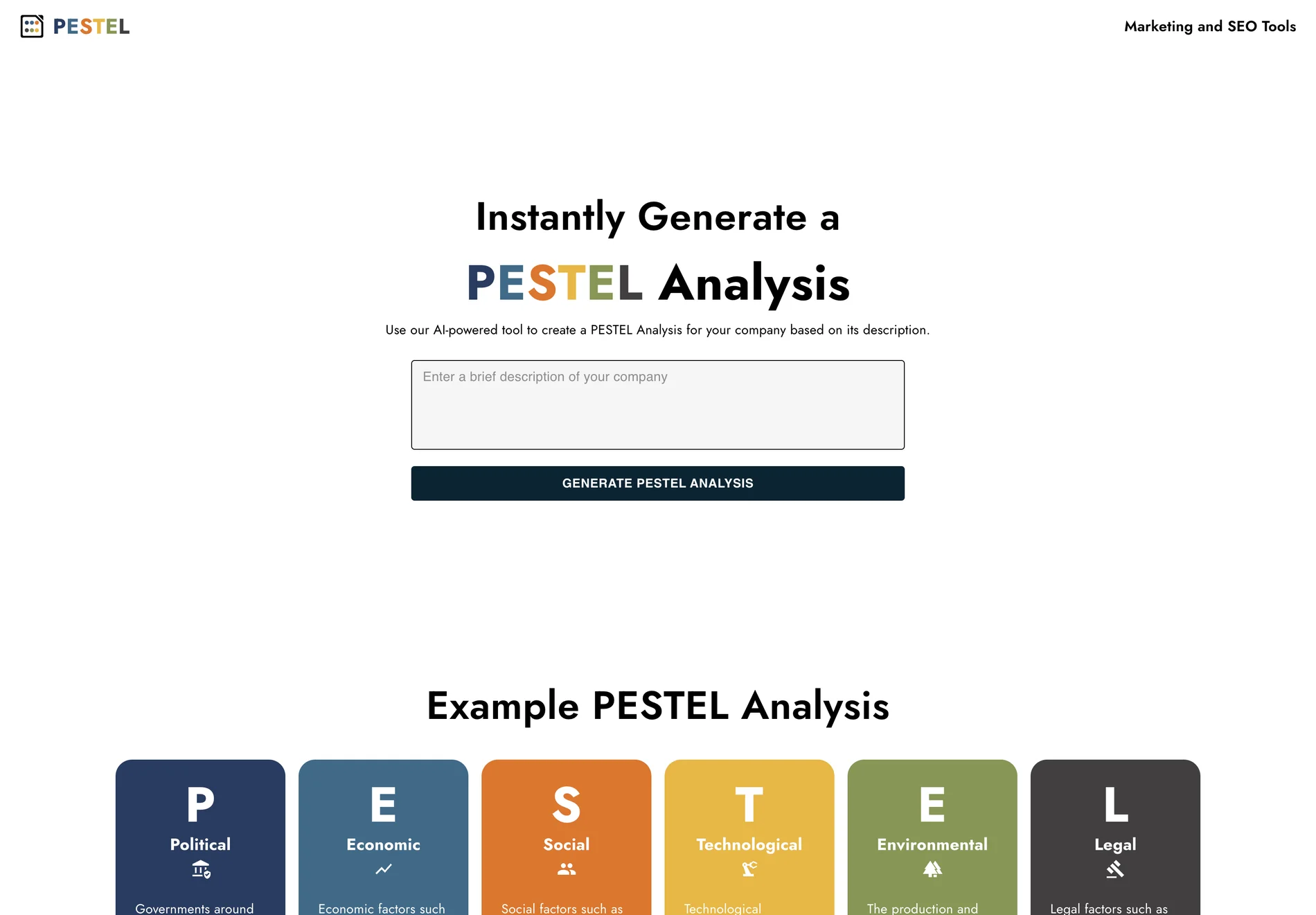 AI PESTEL Analysis Generator: Strategic Insights for Your Business