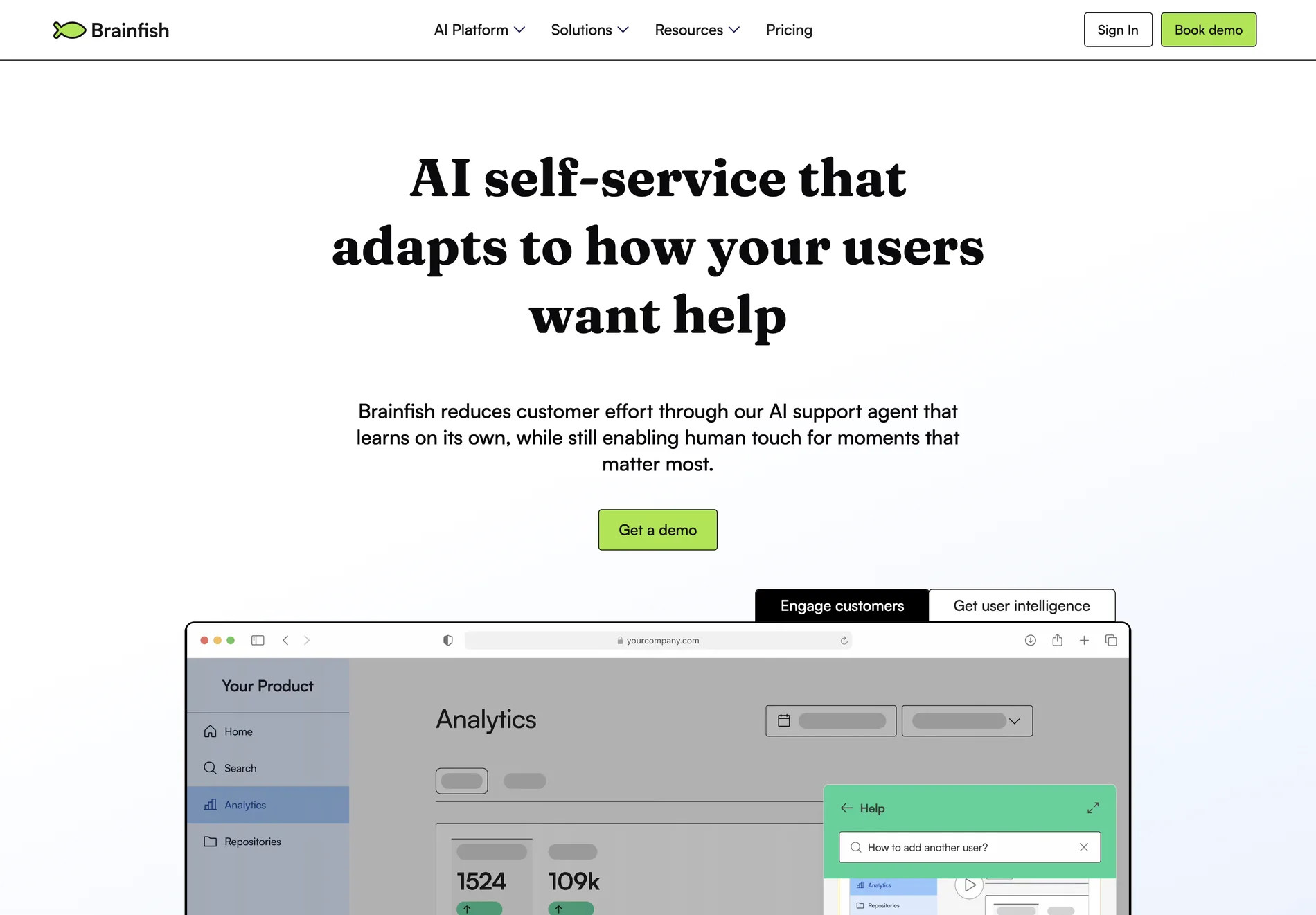 Brainfish: AI Self-Service That Reduces Customer Effort