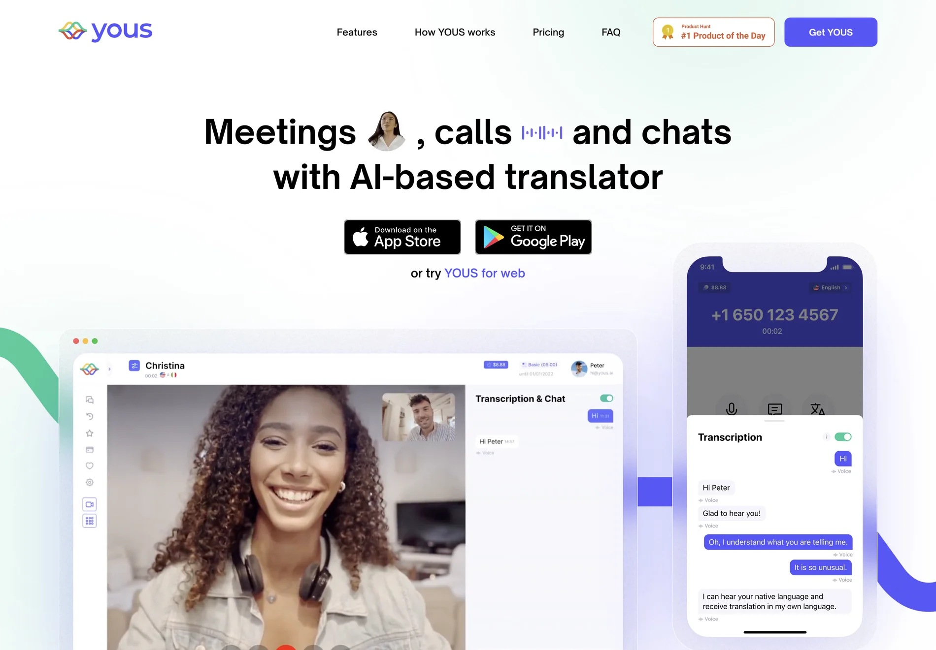 YOUS - AI-Powered Messenger with Built-in Translator