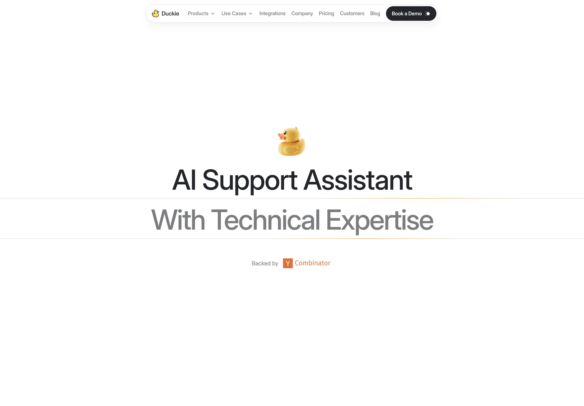 Duckie: Revolutionizing AI Customer Support for B2B SaaS Companies