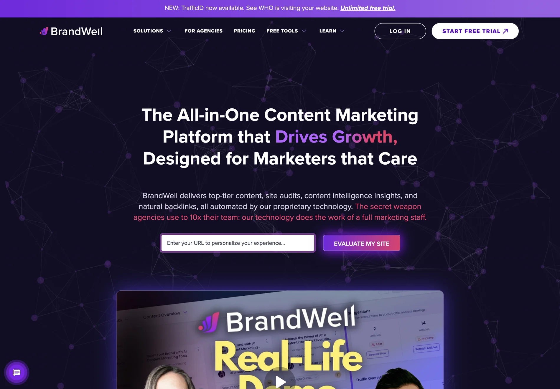 BrandWell: AI-Powered Content Marketing Platform for Growth