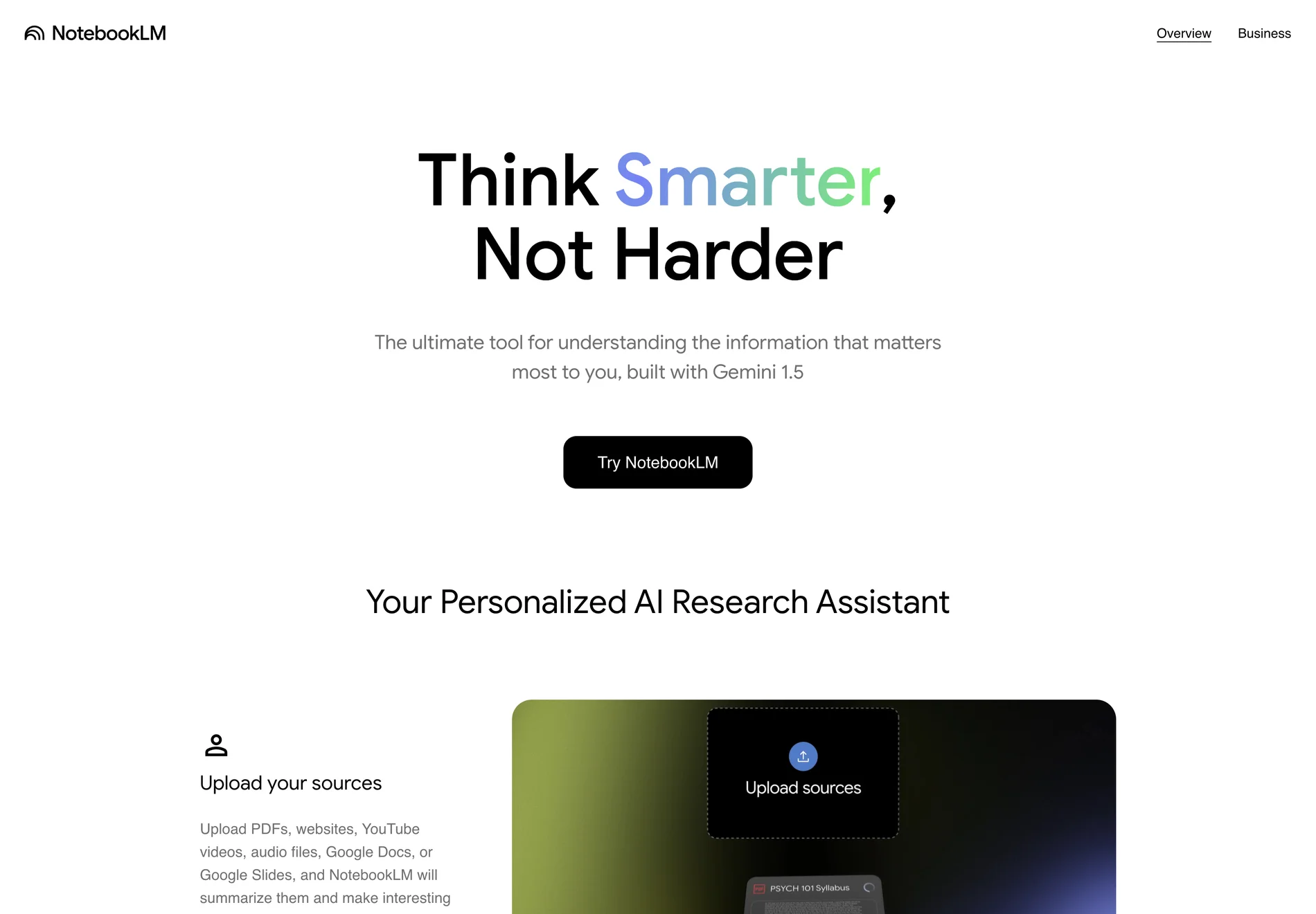 Google NotebookLM: AI-Powered Research Assistant for Smarter Thinking