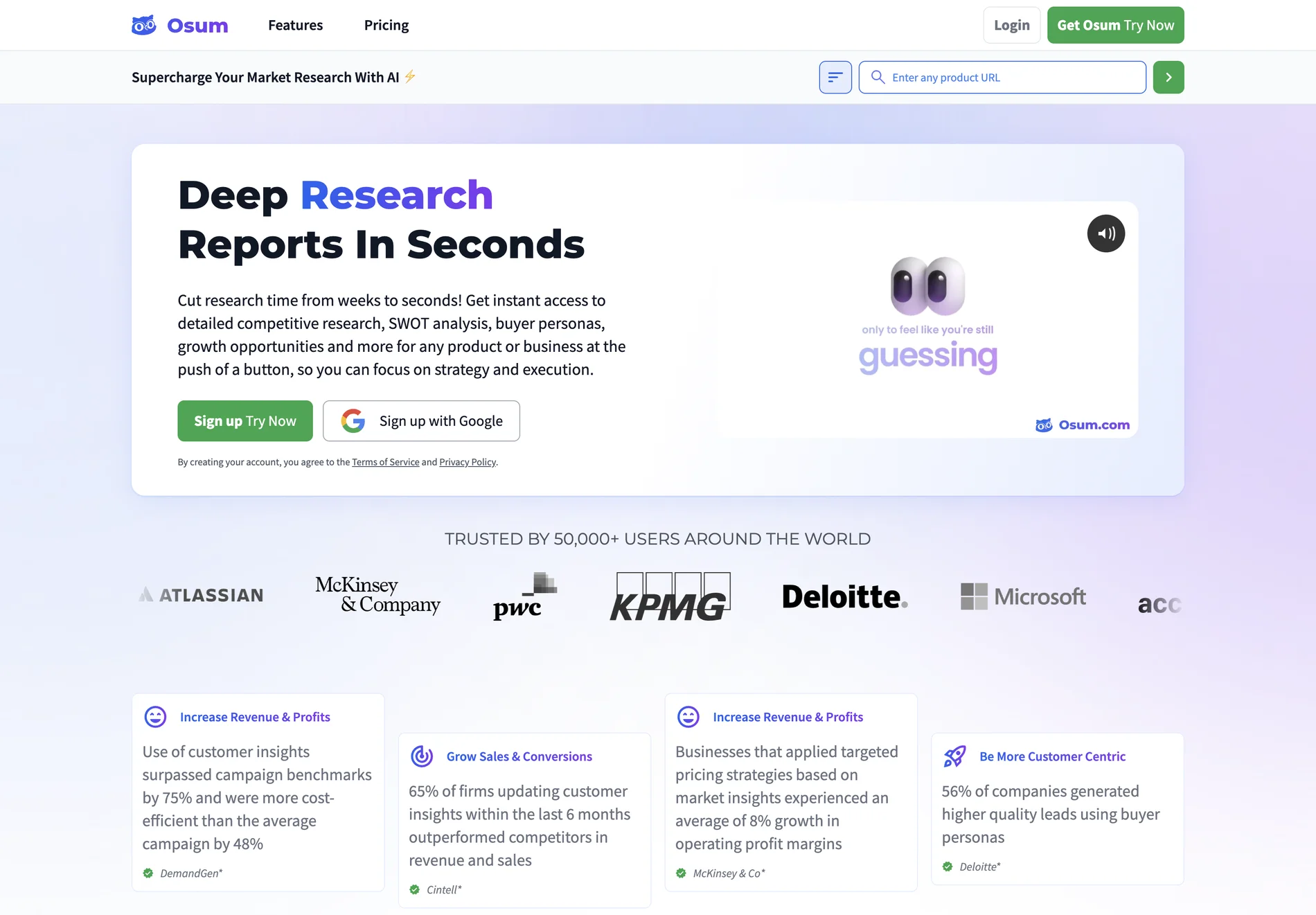 Osum: Supercharge Your Market Research with AI