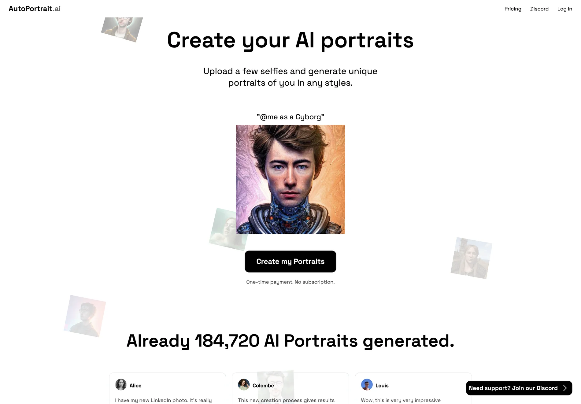 AI Portrait Generator - Create Your AI Portraits Online