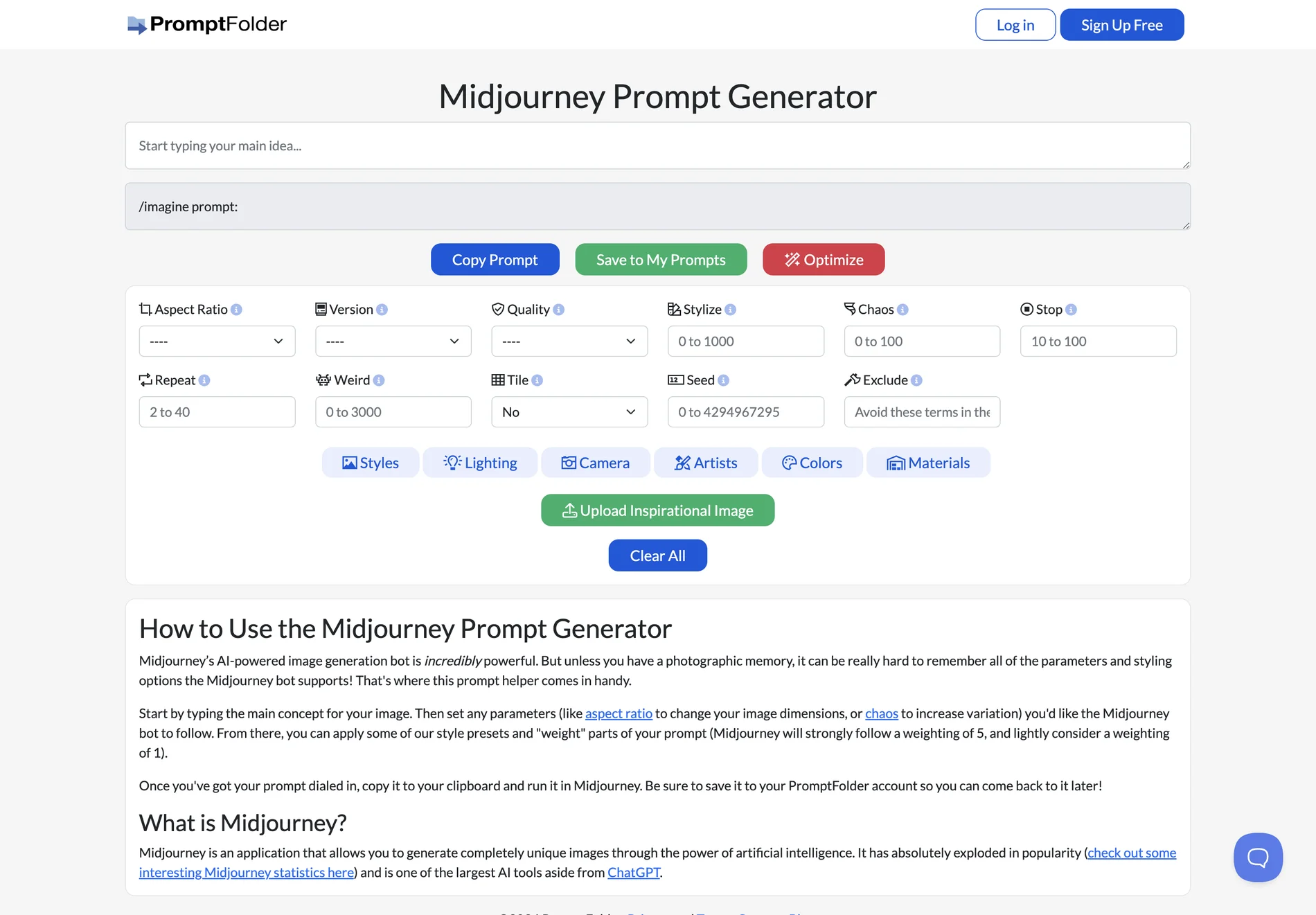 Midjourney Prompt Generator: Helps You Build The Perfect Prompt!