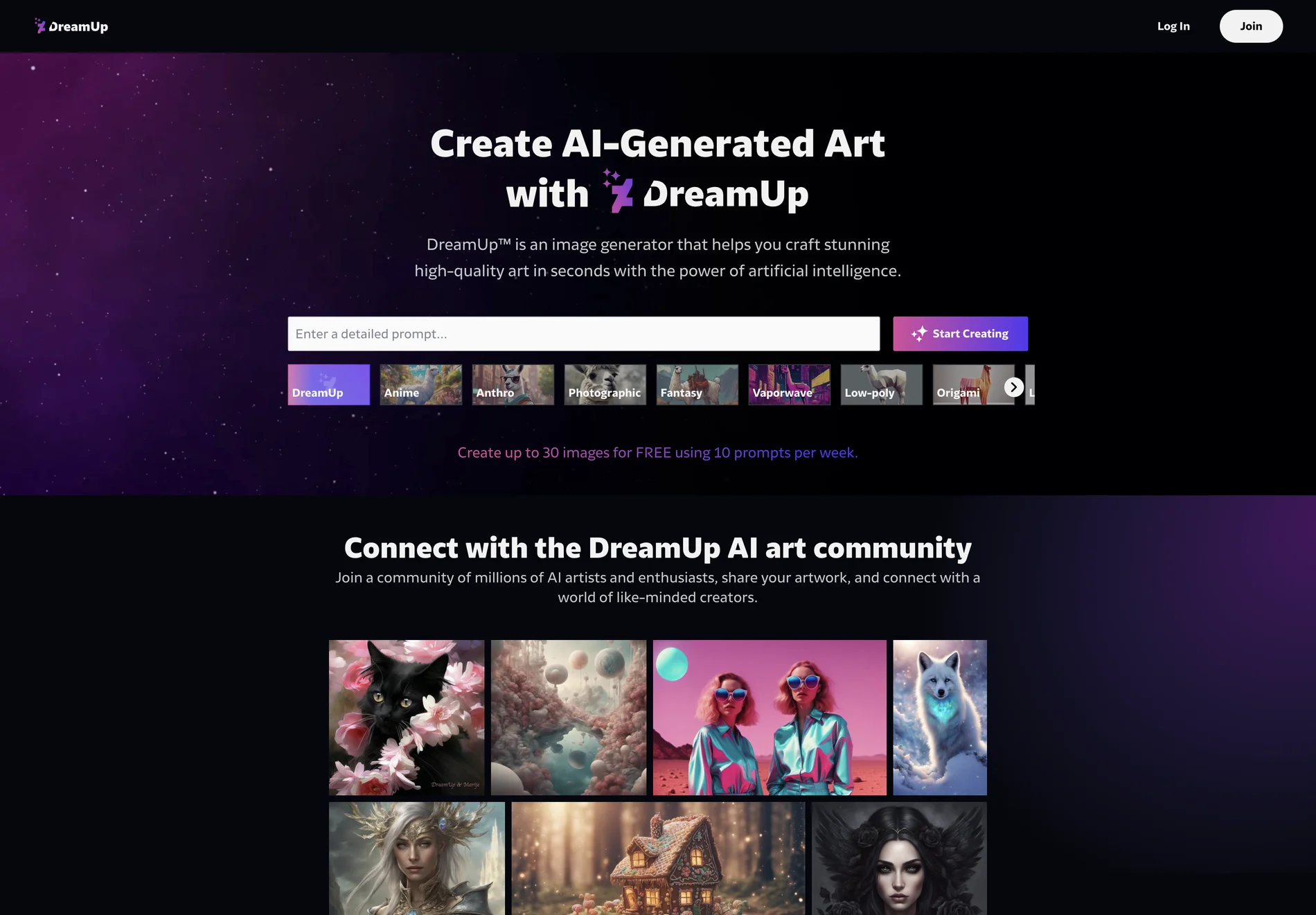 DreamUp: Create Stunning AI-Generated Art in Seconds