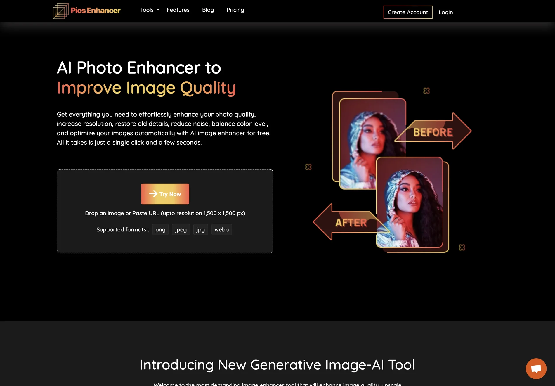 Pics Enhancer: Improve Image Quality for Free