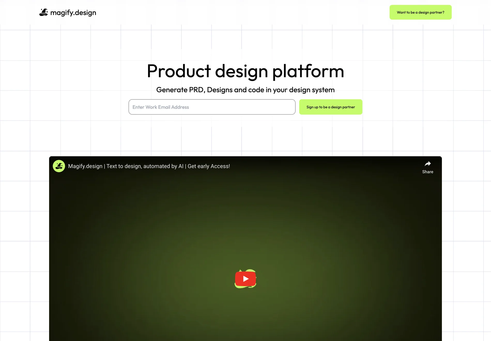 Magify Design: AI-Powered Product Design Platform