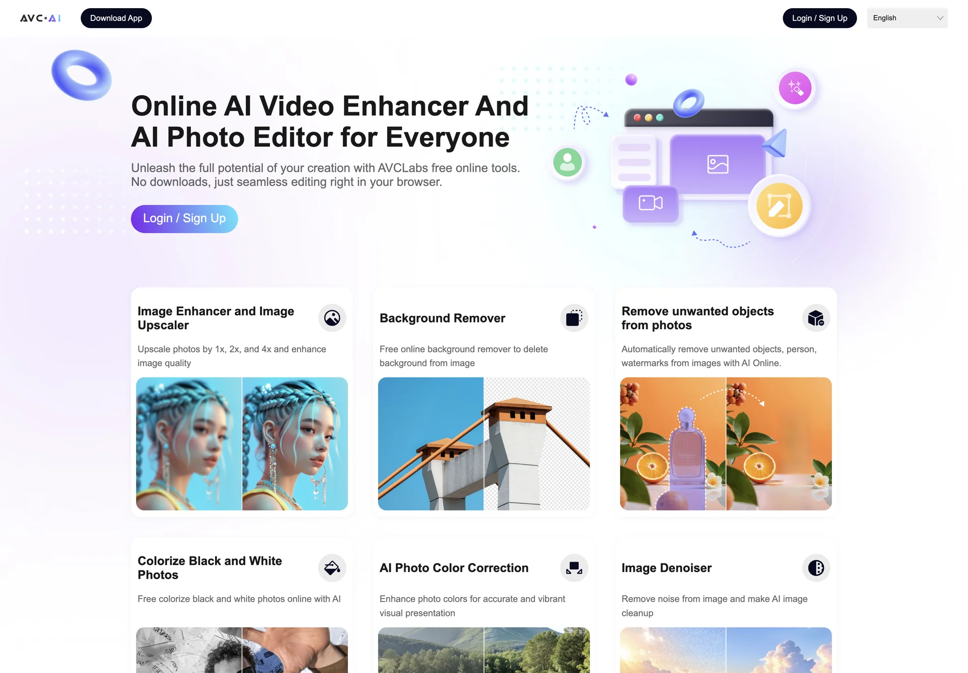 AVCLabs: AI-Powered Online Tool for Photo and Video Enhancement