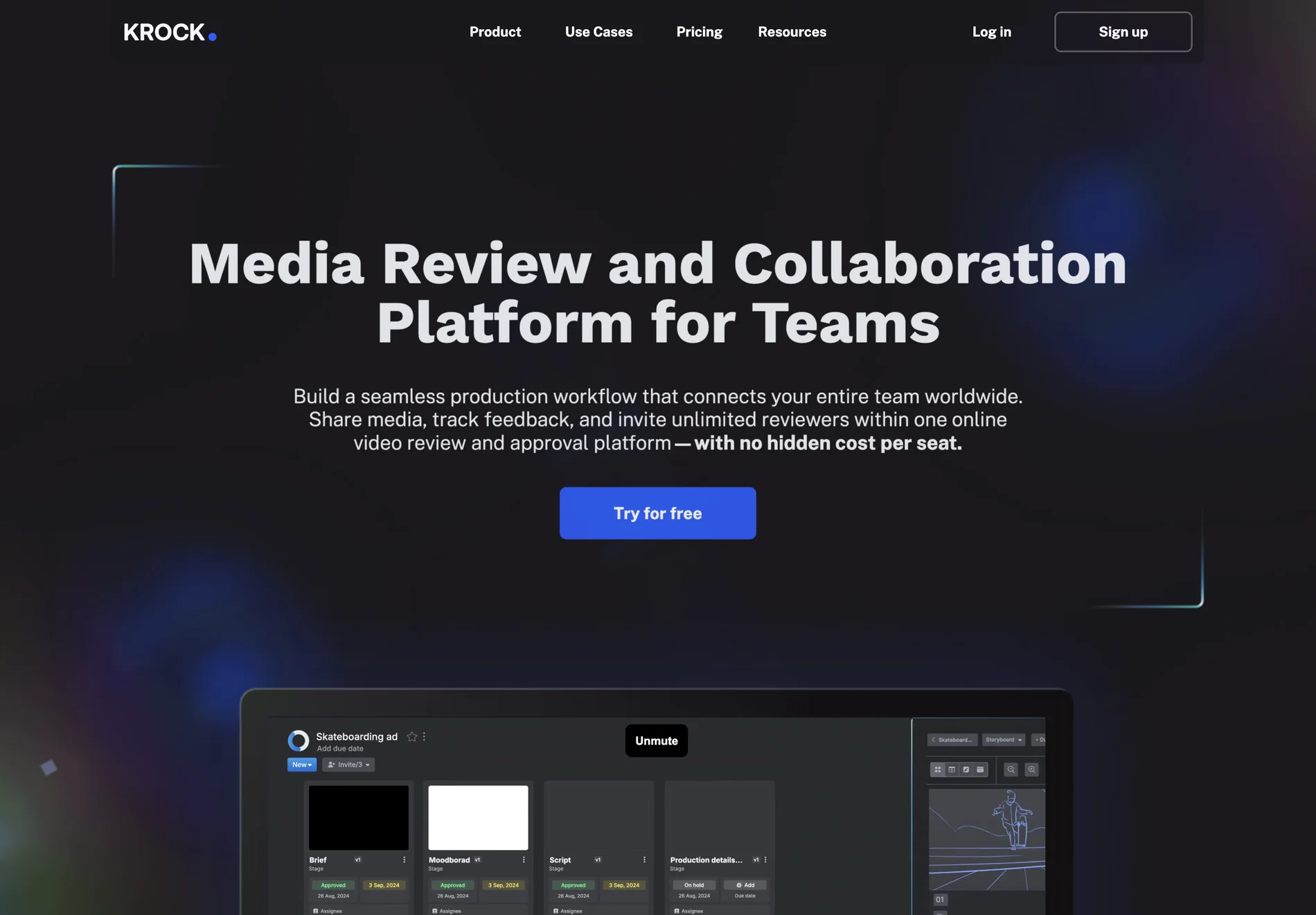 Media Review and Collaboration Software | KROCK.IO