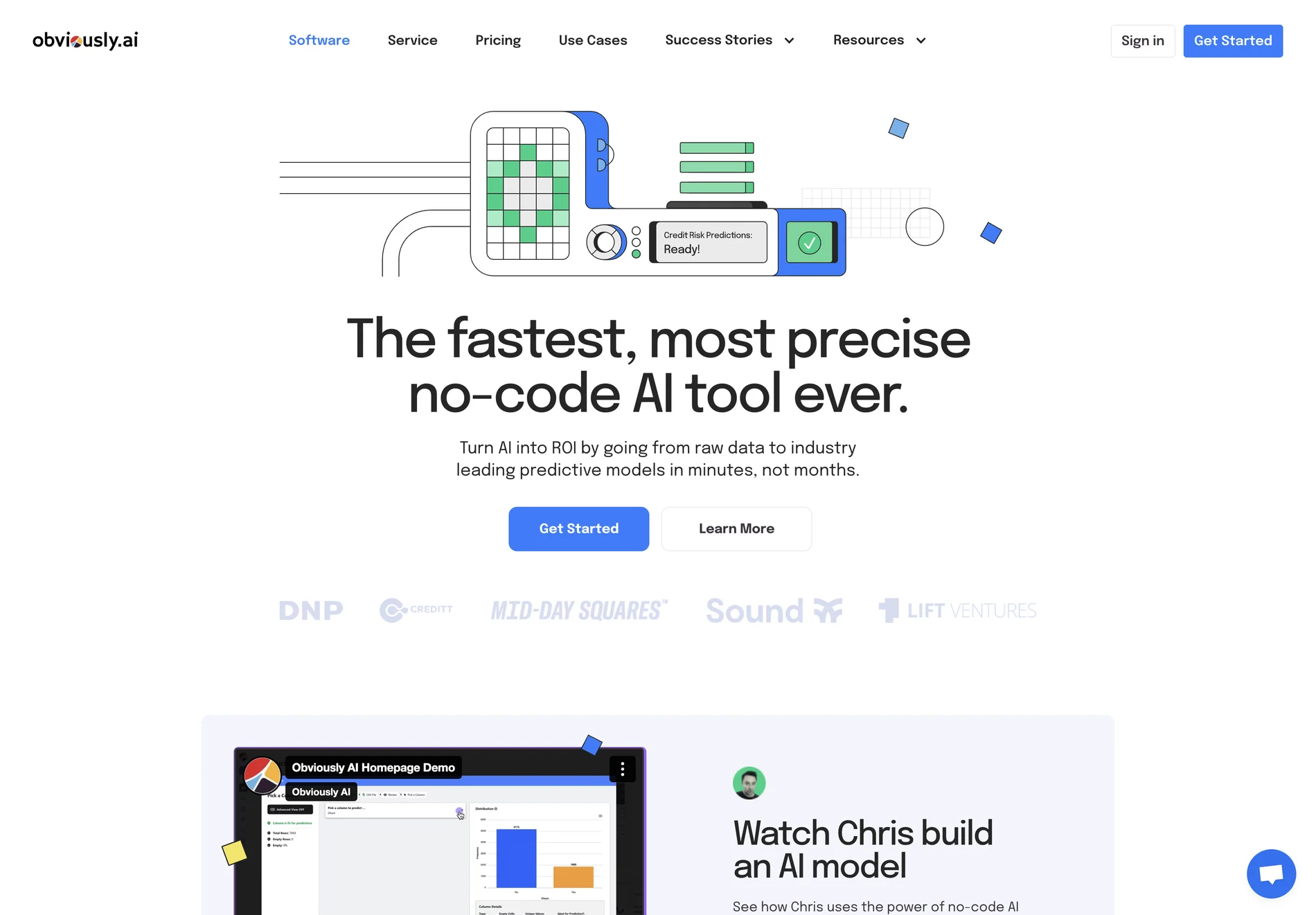 Obviously AI: The Fastest No-Code AI Tool for Predictive Analysis