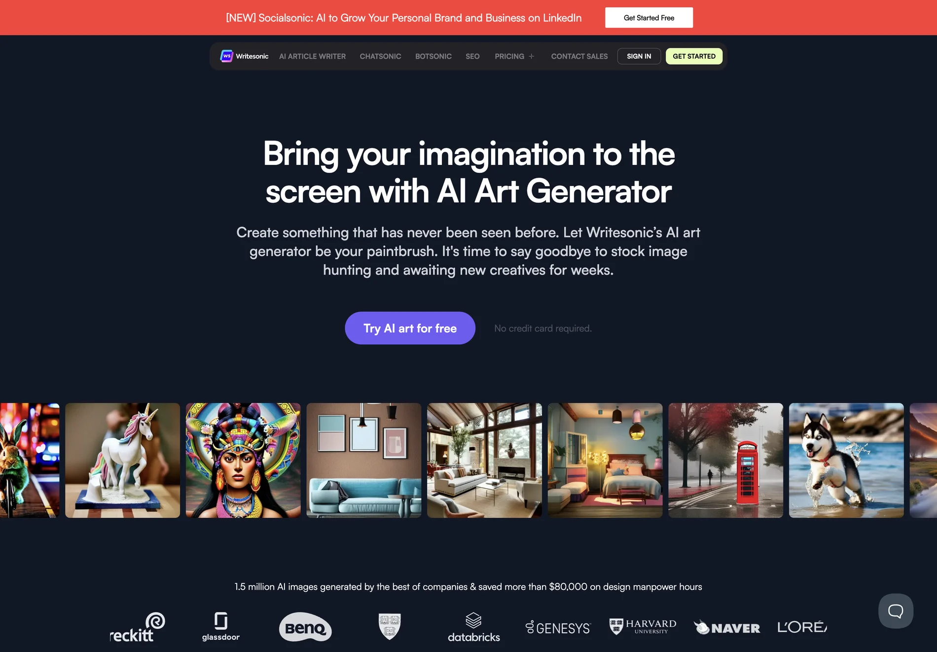 AI Art Generator from Text | Writesonic.com