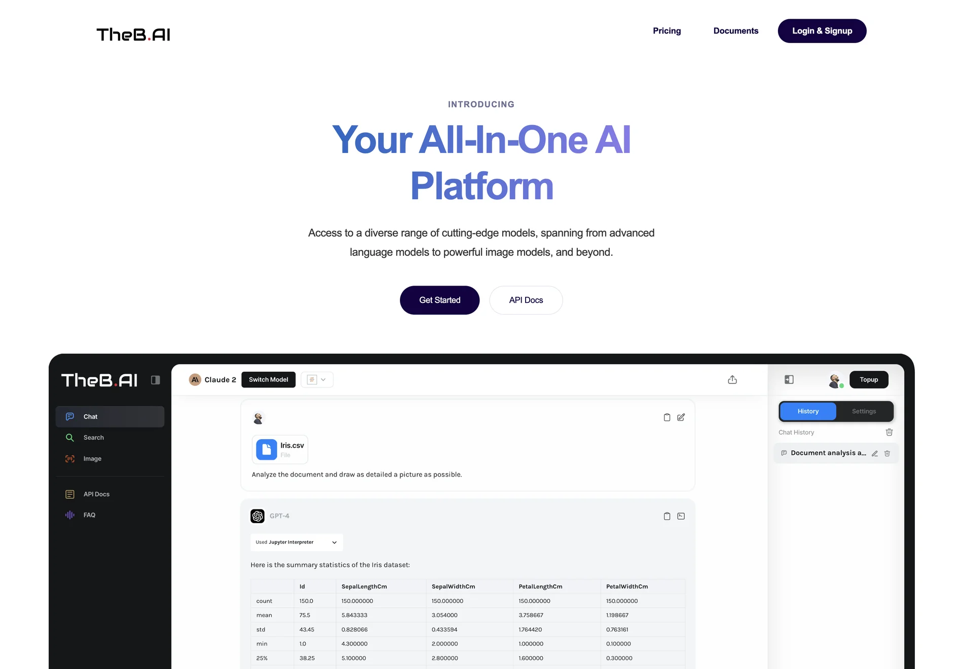 TheB.AI - Your All-In-One AI Chatbots Platform