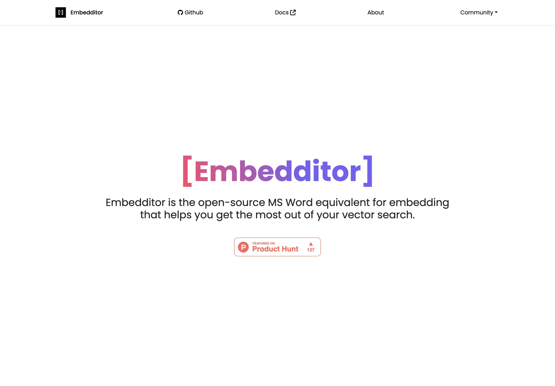 Embedditor.ai: Optimizing Vector Search and NLP Techniques