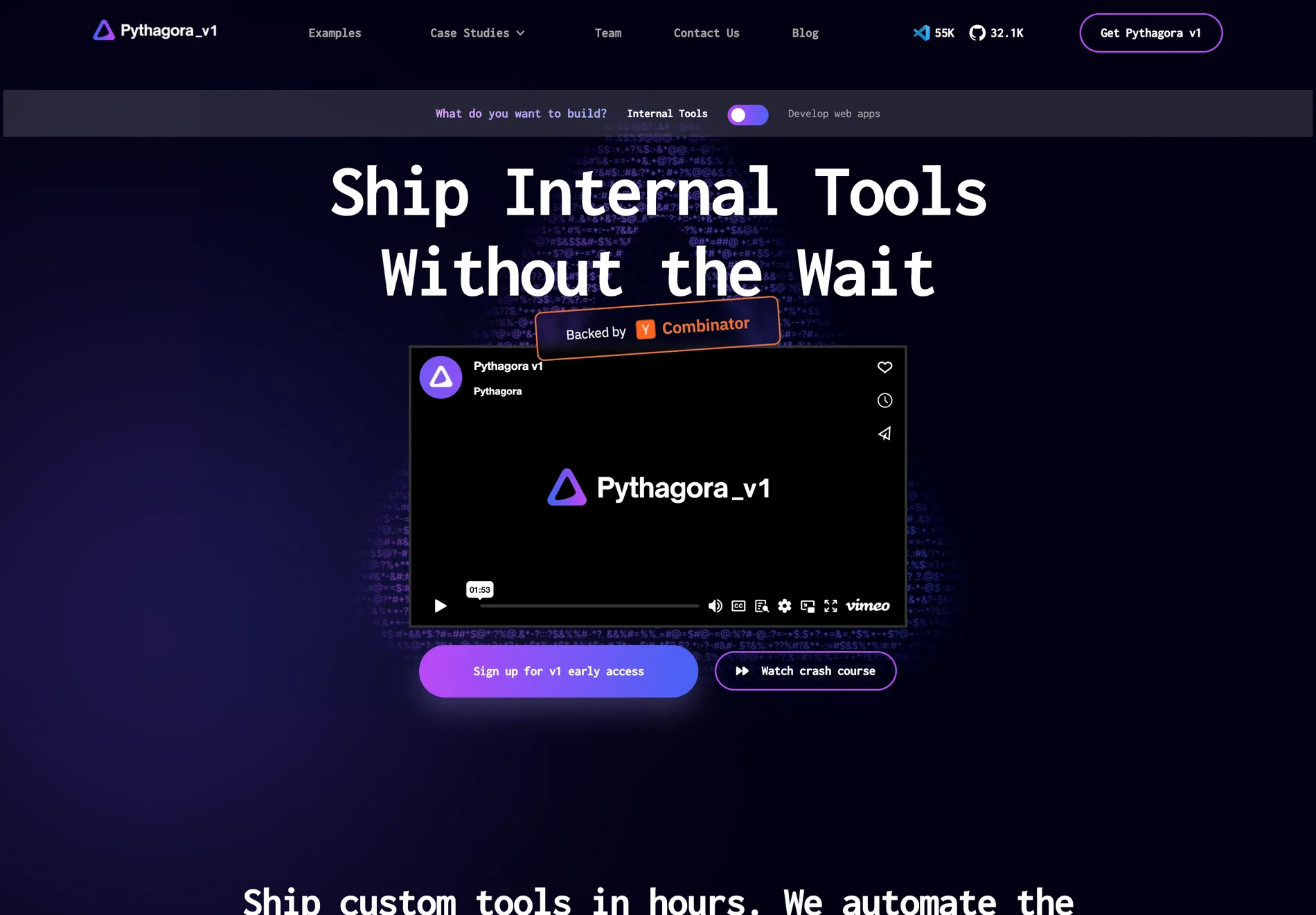 Pythagora AI: Build Internal Tools with Artificial Intelligence