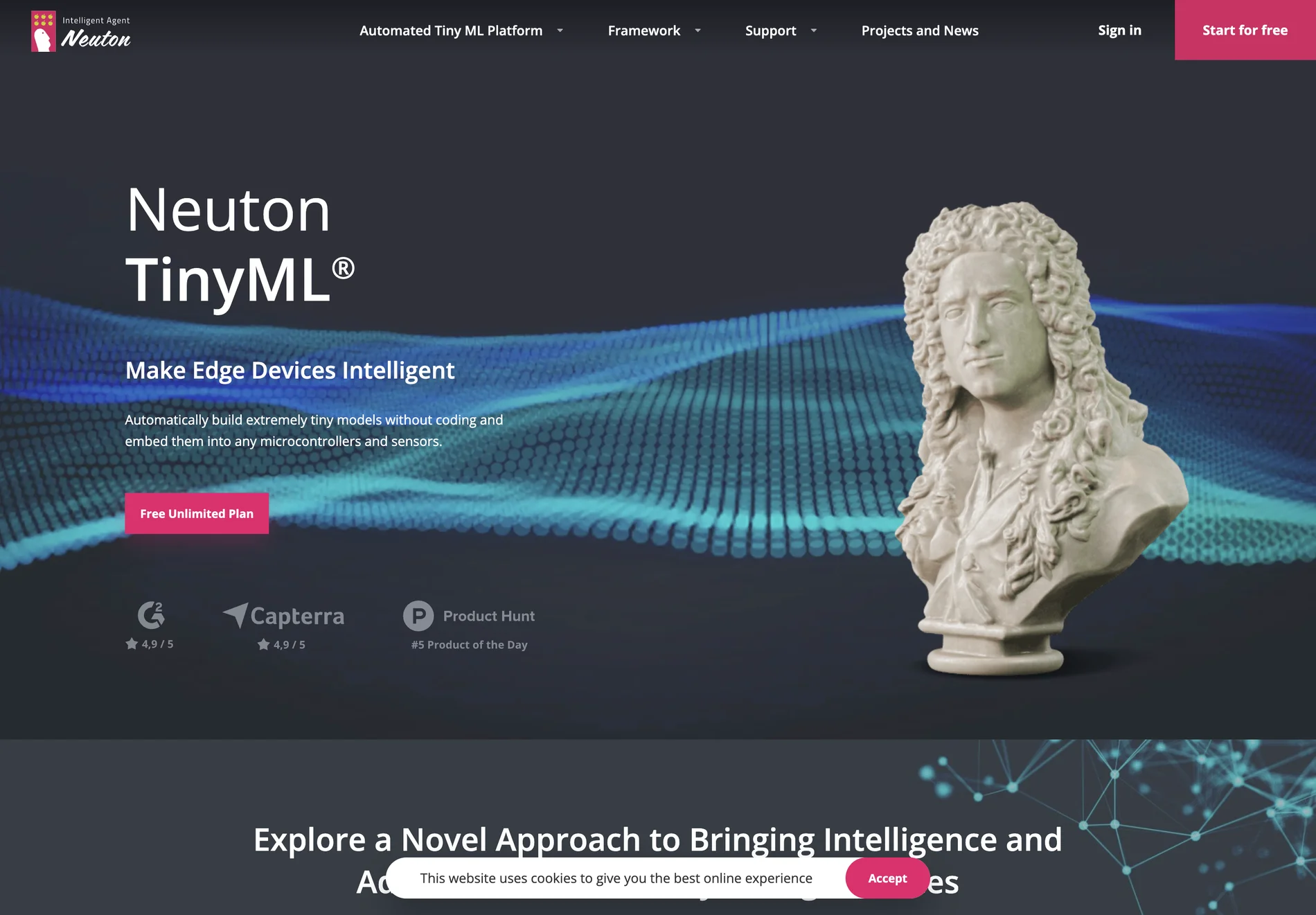 Neuton TinyML: No-Code AI Platform for Tiny Models