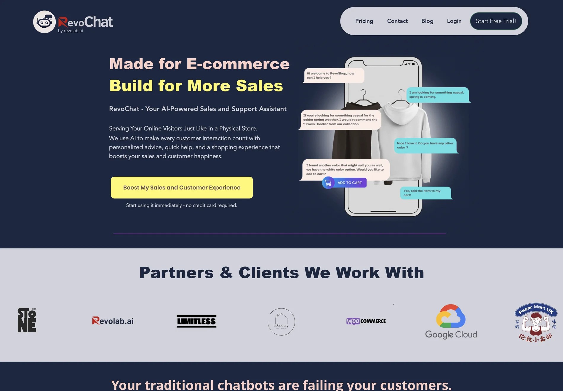 RevoChat: AI-Powered Sales and Support Assistant for E-commerce