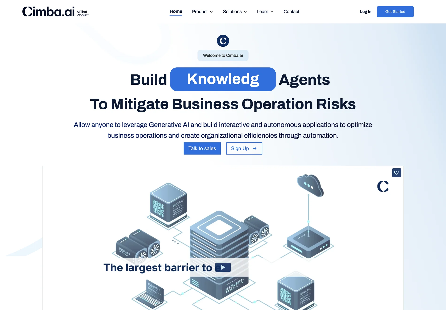 Cimba.ai: Build AI Analytics Agents to Optimize Business Operations