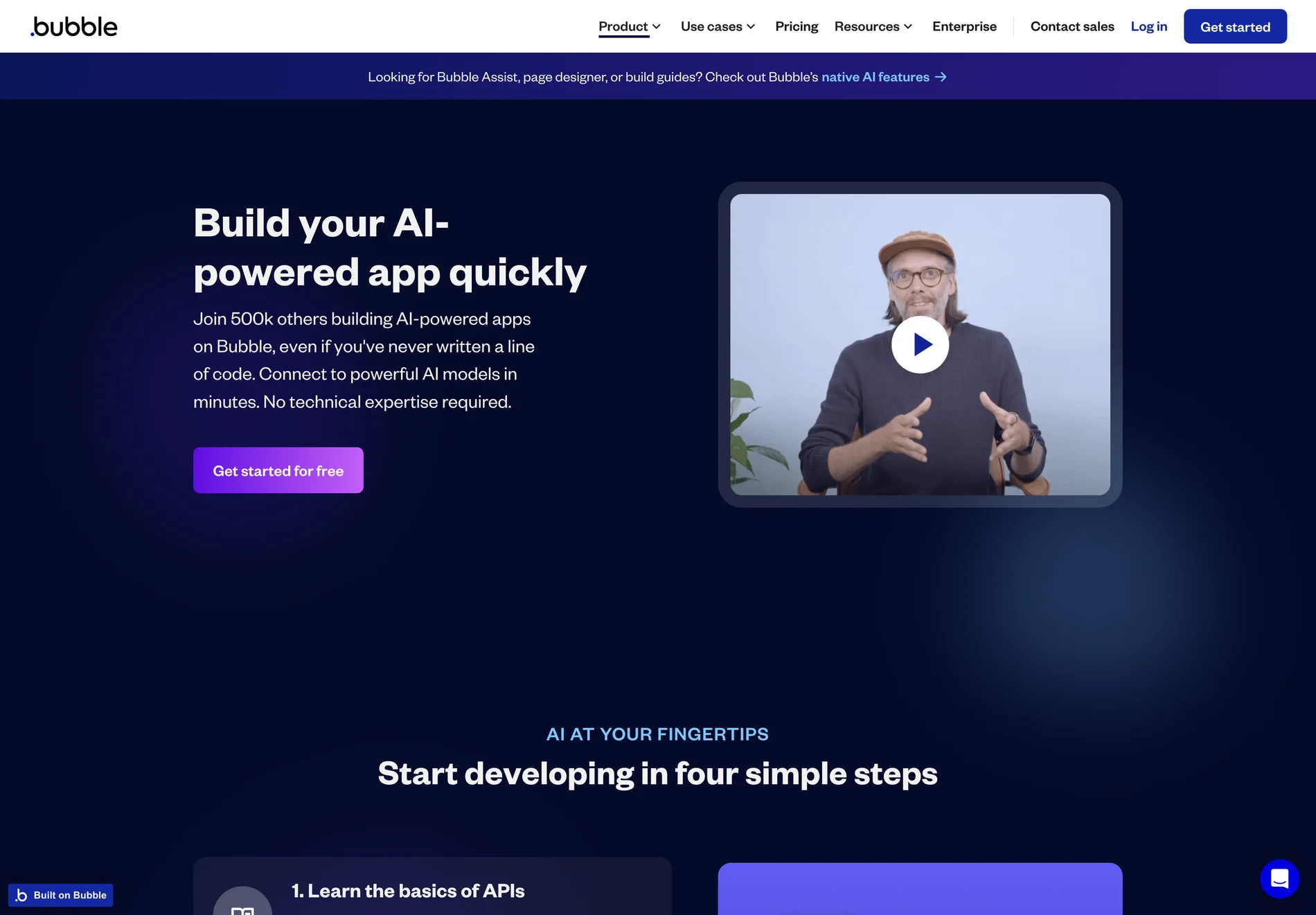 AI | Bubble: Build AI-Powered Apps Without Coding