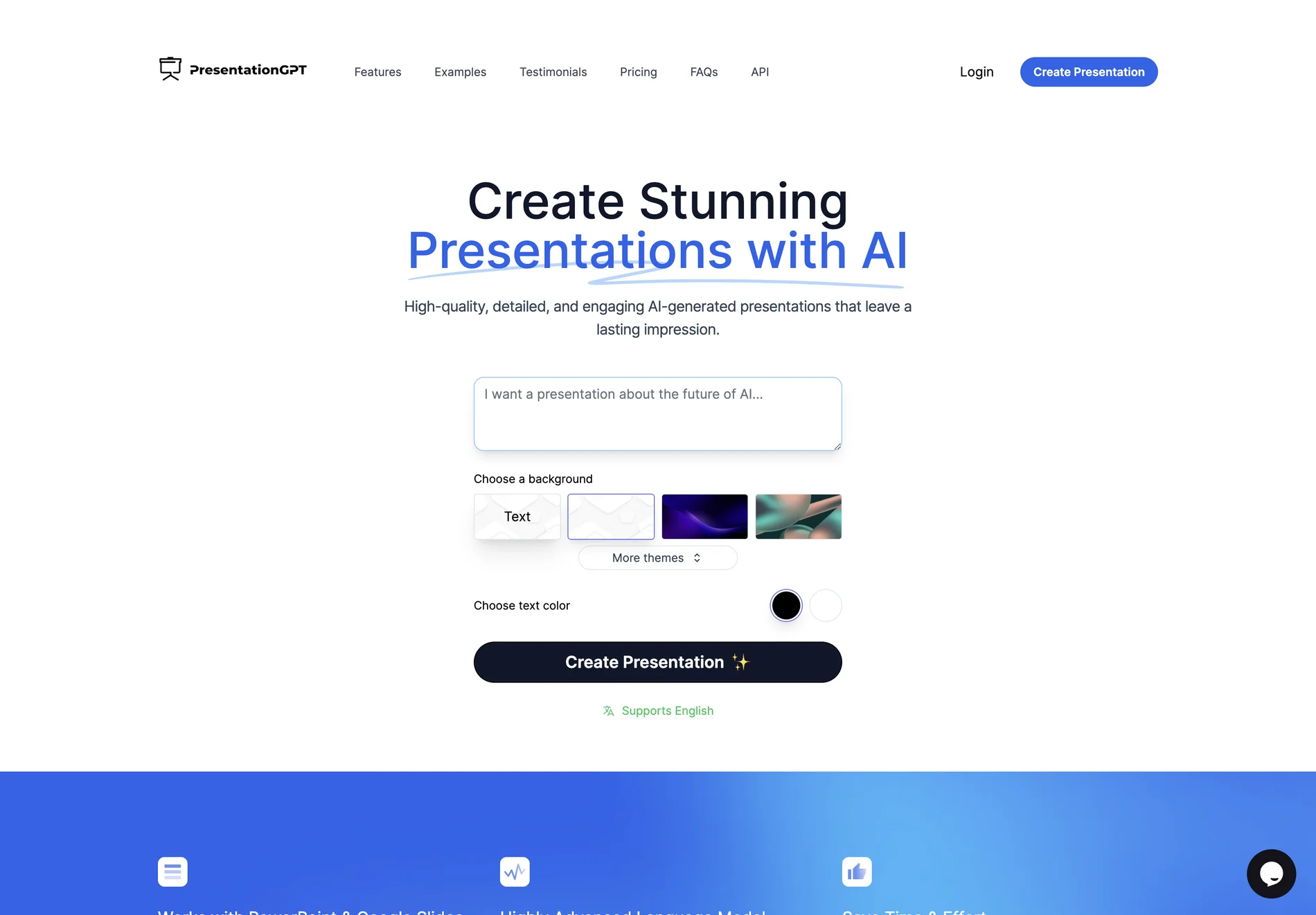 PresentationGPT - The #1 AI Presentation Generator