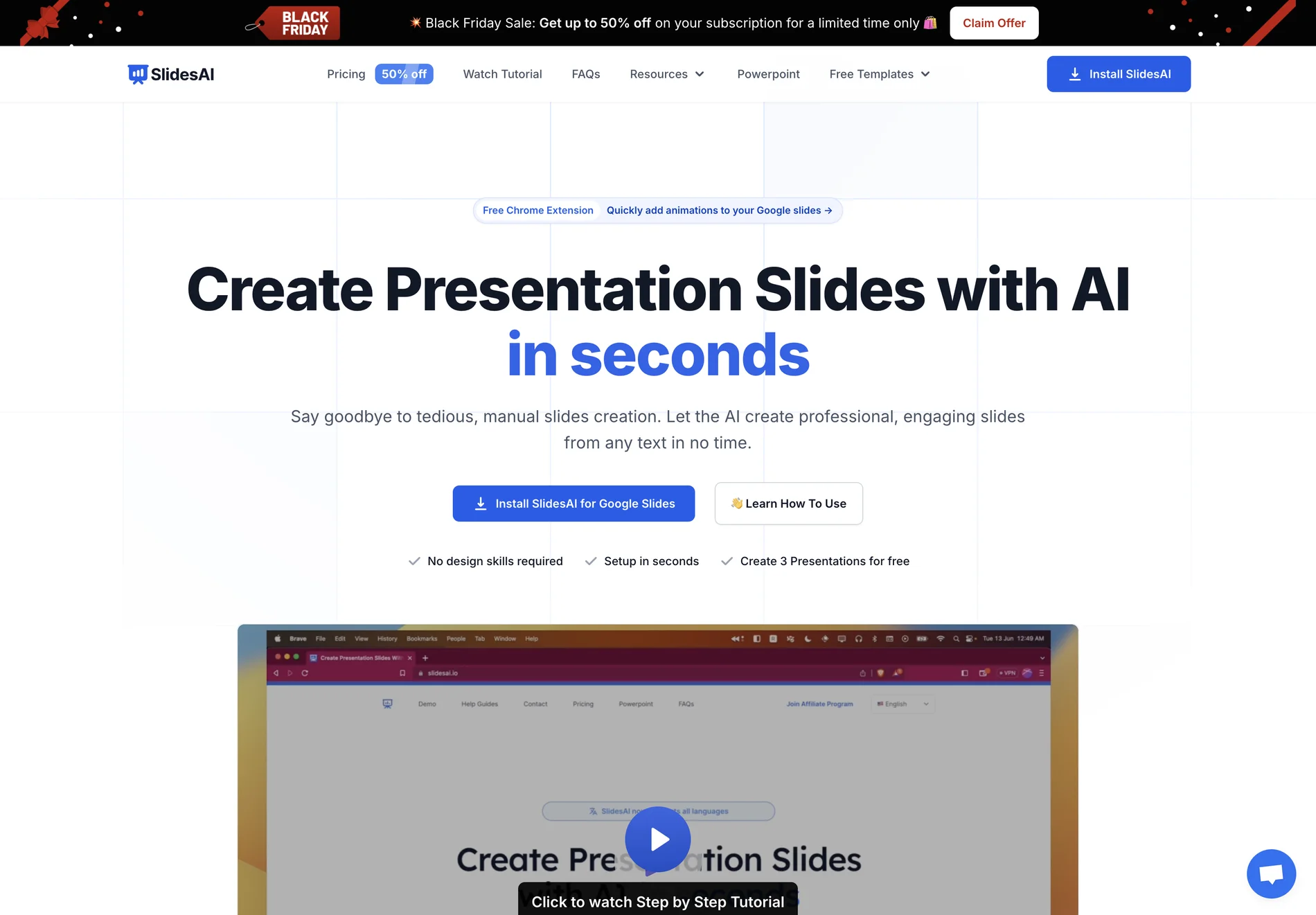 SlidesAI: AI-Powered Presentation Maker for Effortless Slide Creation