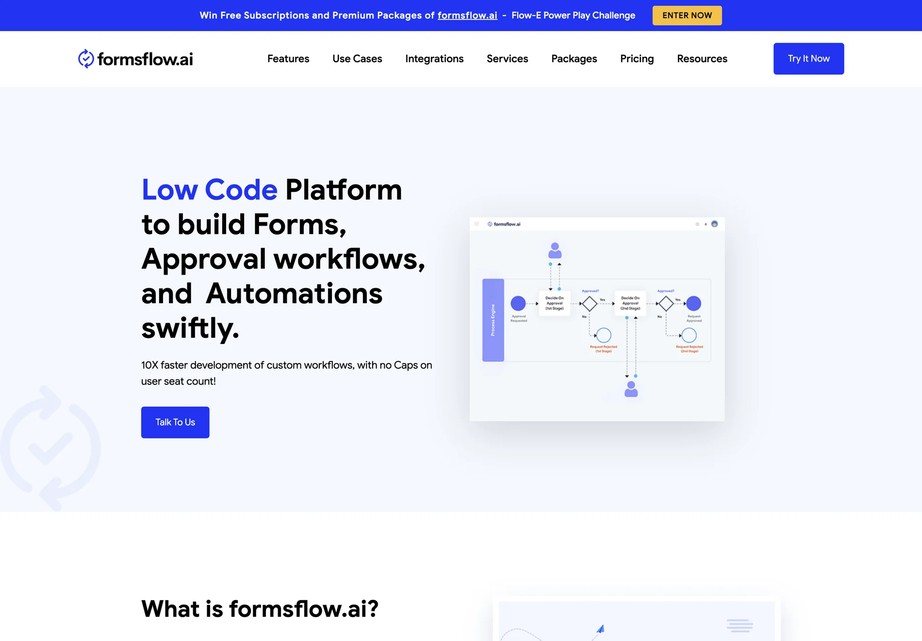 Low Code Platform for Forms, Form Automations & Workflows