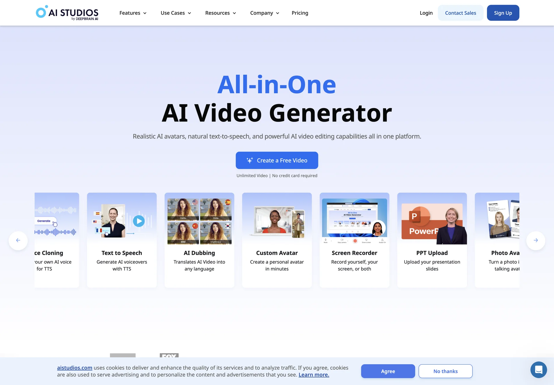 Best AI Video Generator | AI STUDIOS