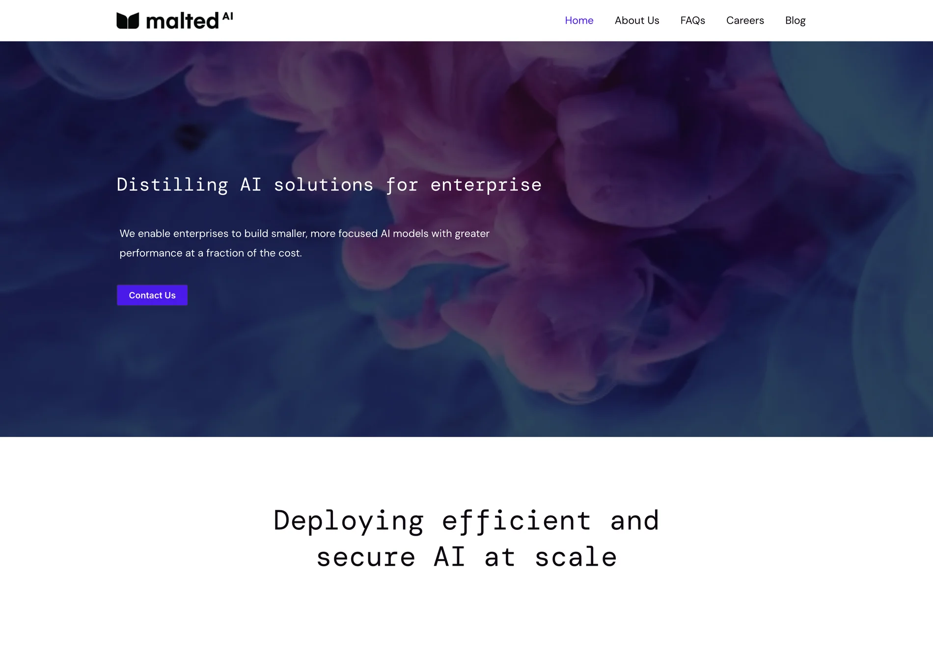 Malted AI: Efficient and Cost-Effective Custom AI Solutions