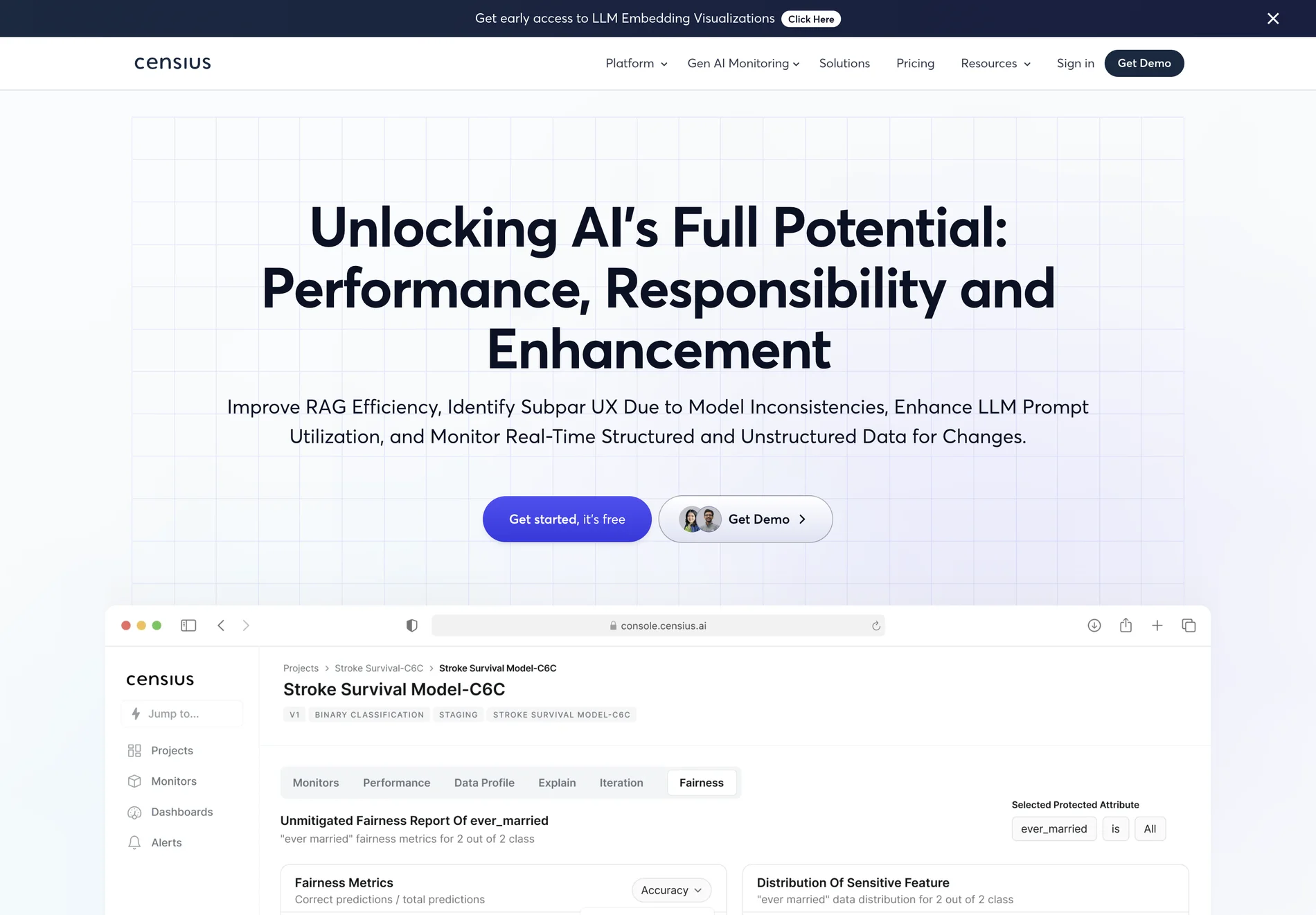 Censius: AI Observability Platform for Enhanced Model Performance